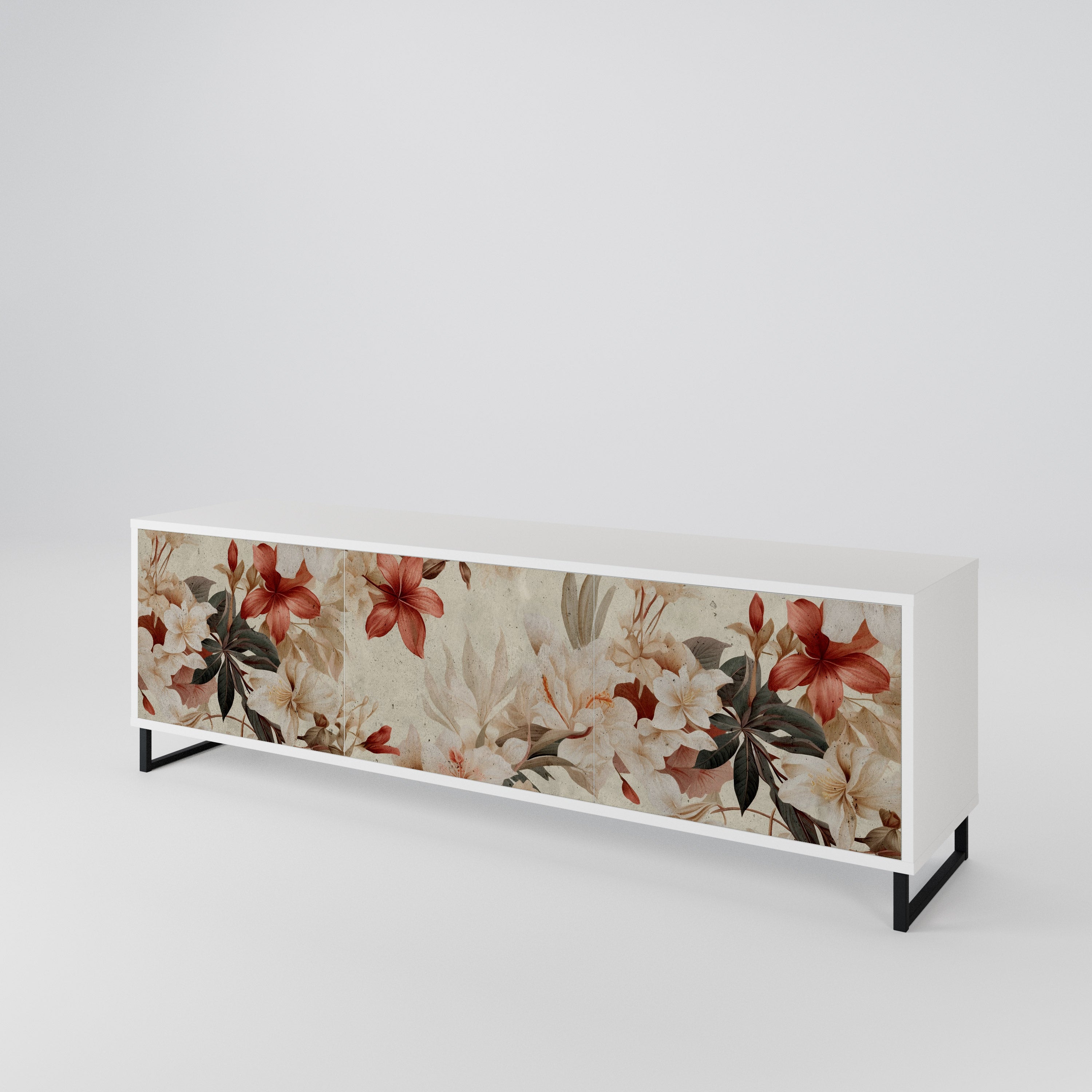 PETAL HARMONY Móvel de TV de 3 Portas