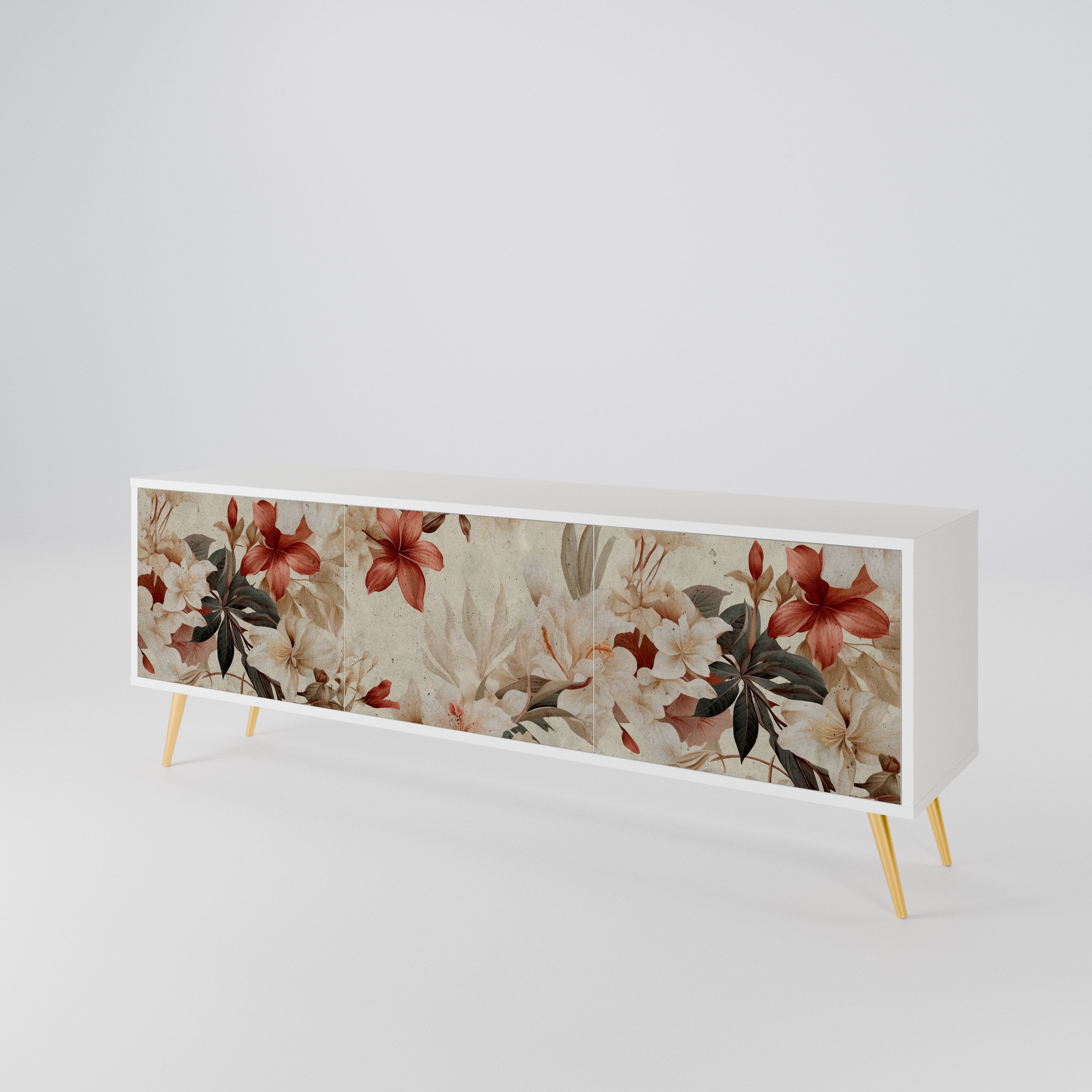 PETAL HARMONY Móvel de TV de 3 Portas