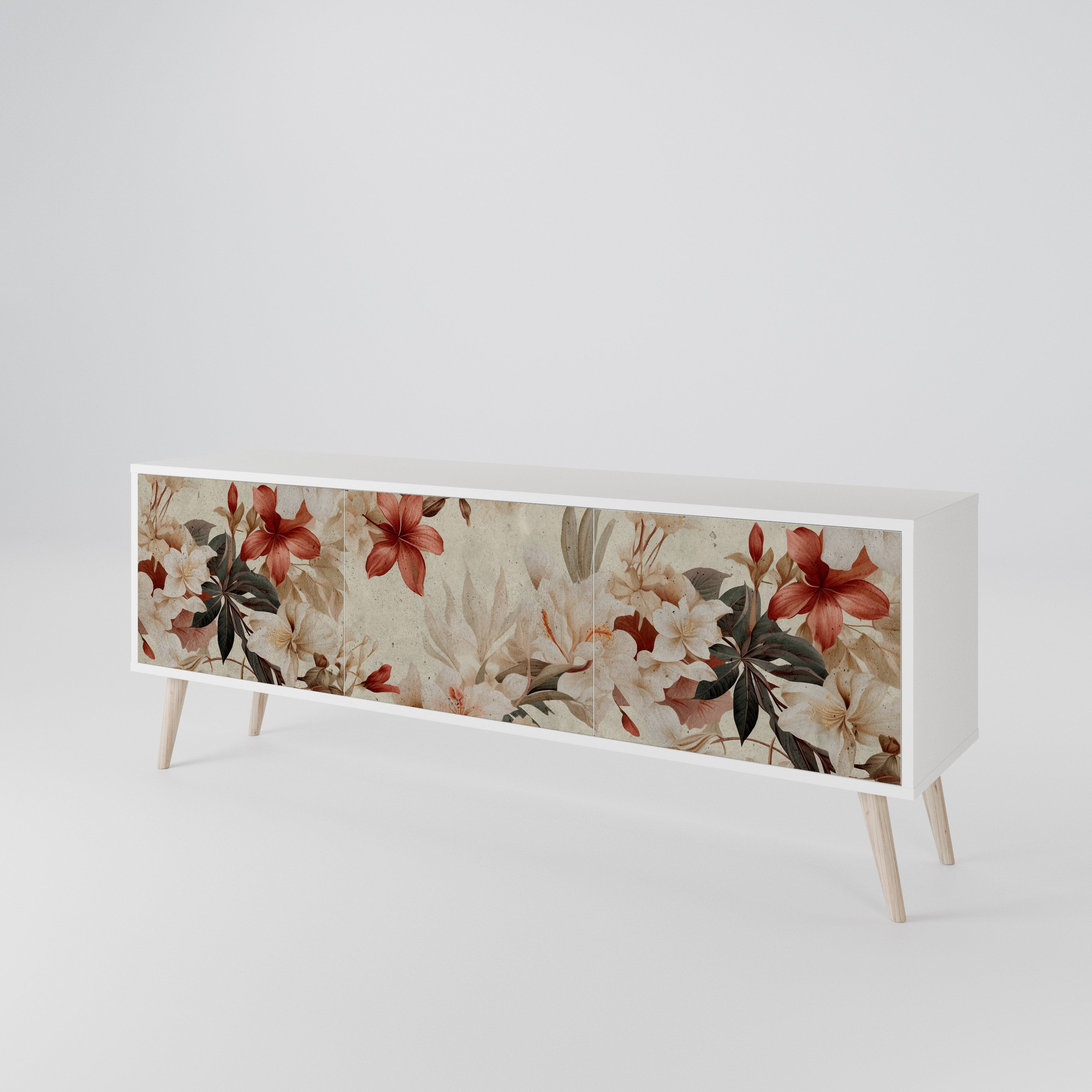 PETAL HARMONY Móvel de TV de 3 Portas