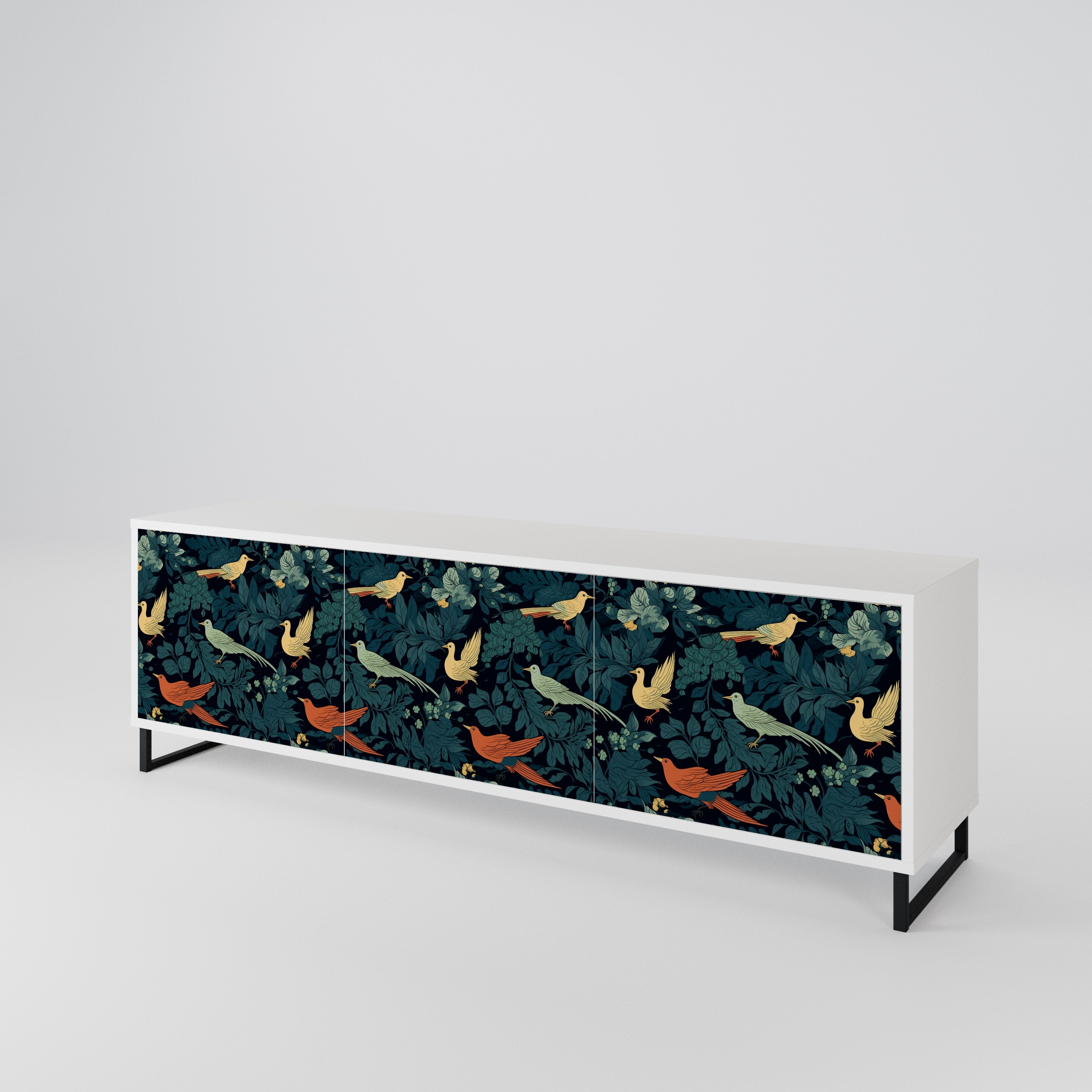 FOWL ORNAMENT Móvel de TV de 3 Portas