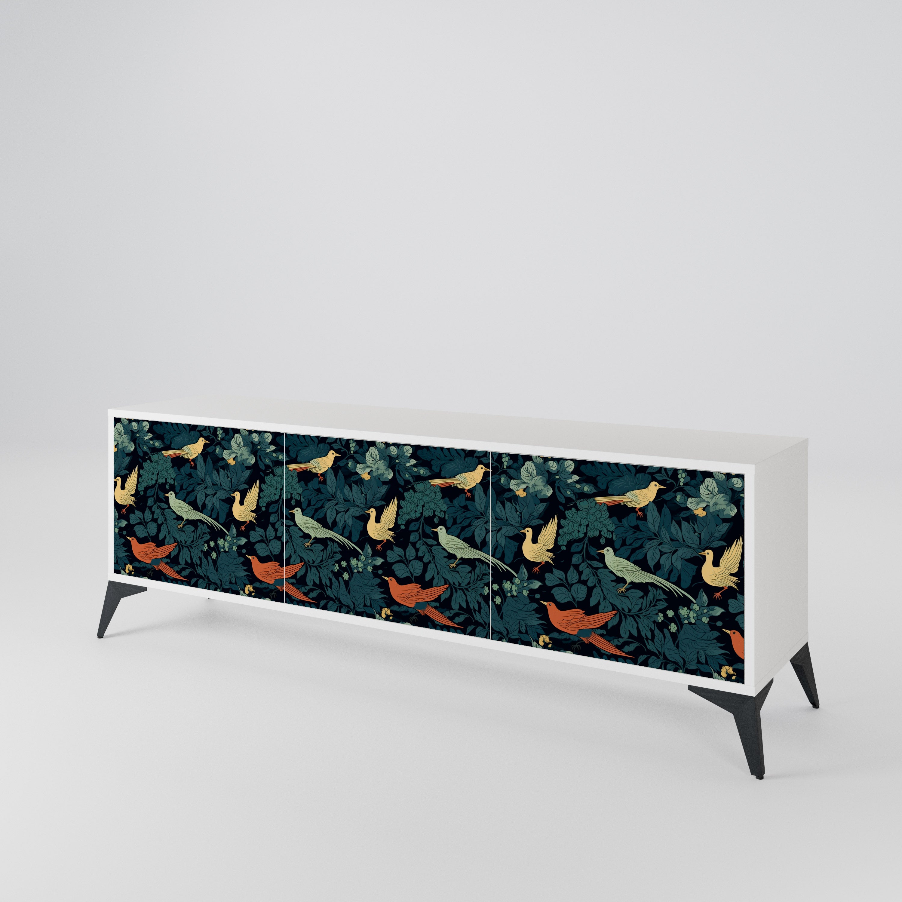 FOWL ORNAMENT Móvel de TV de 3 Portas