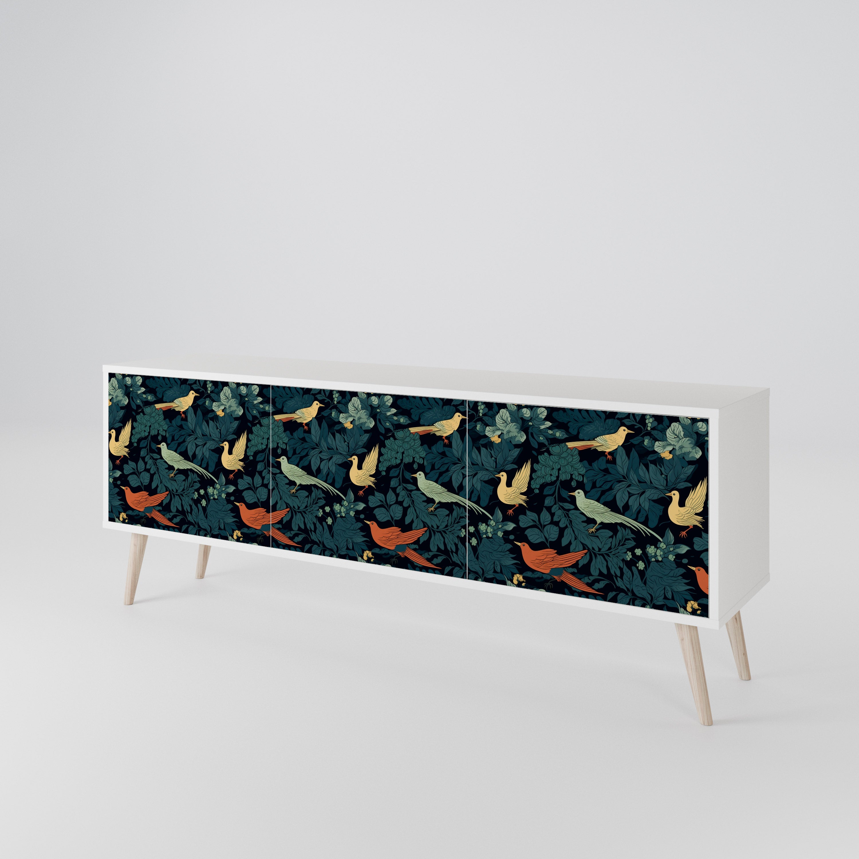 FOWL ORNAMENT Móvel de TV de 3 Portas