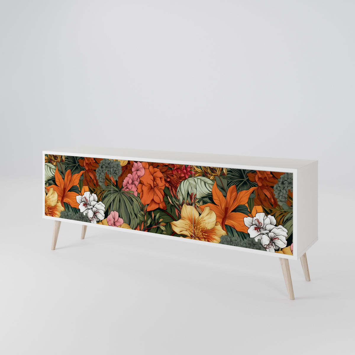 RADIANT FLORA 3-Door TV Cabinet