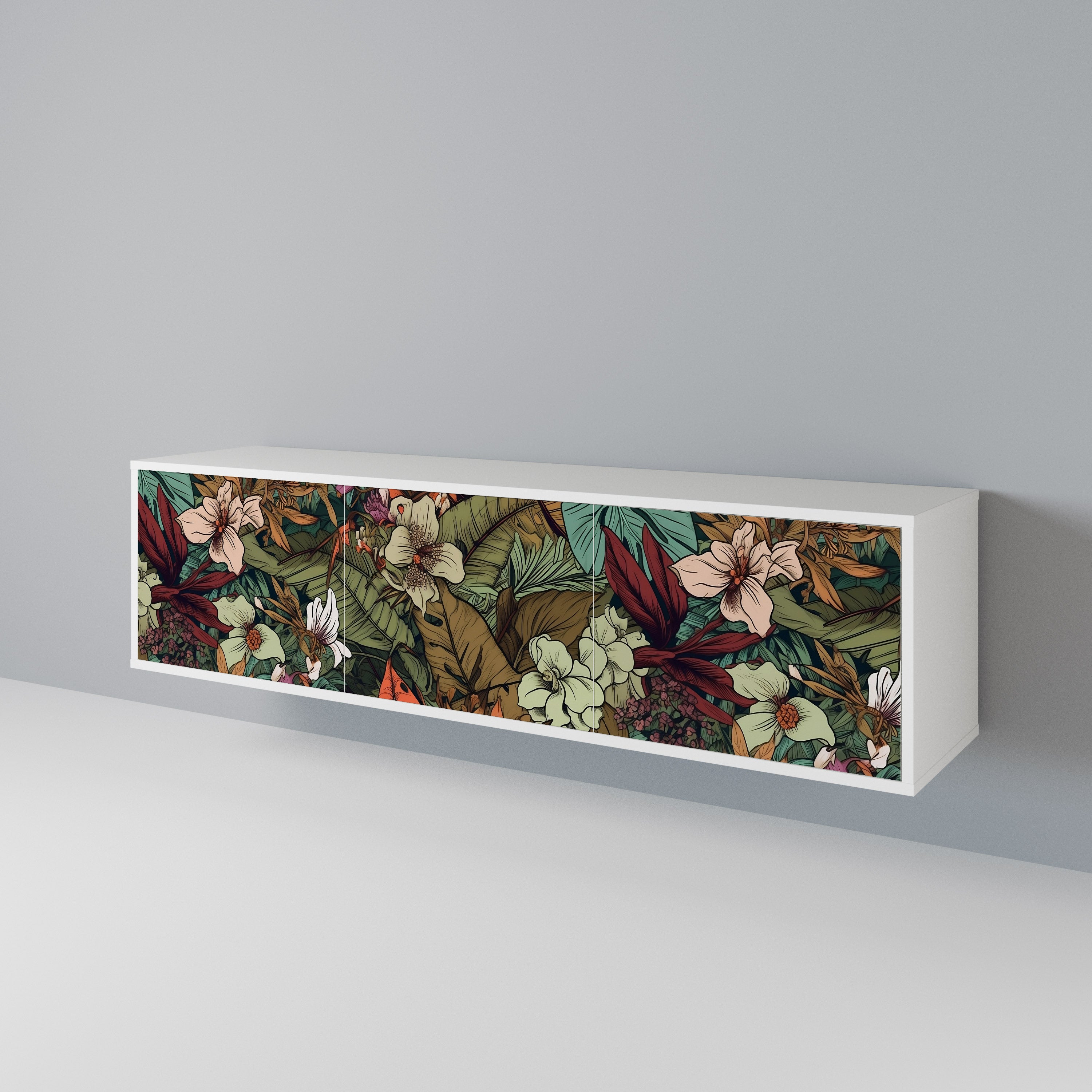 BOTANICAL EMERGENCE Móvel de TV de 3 Portas