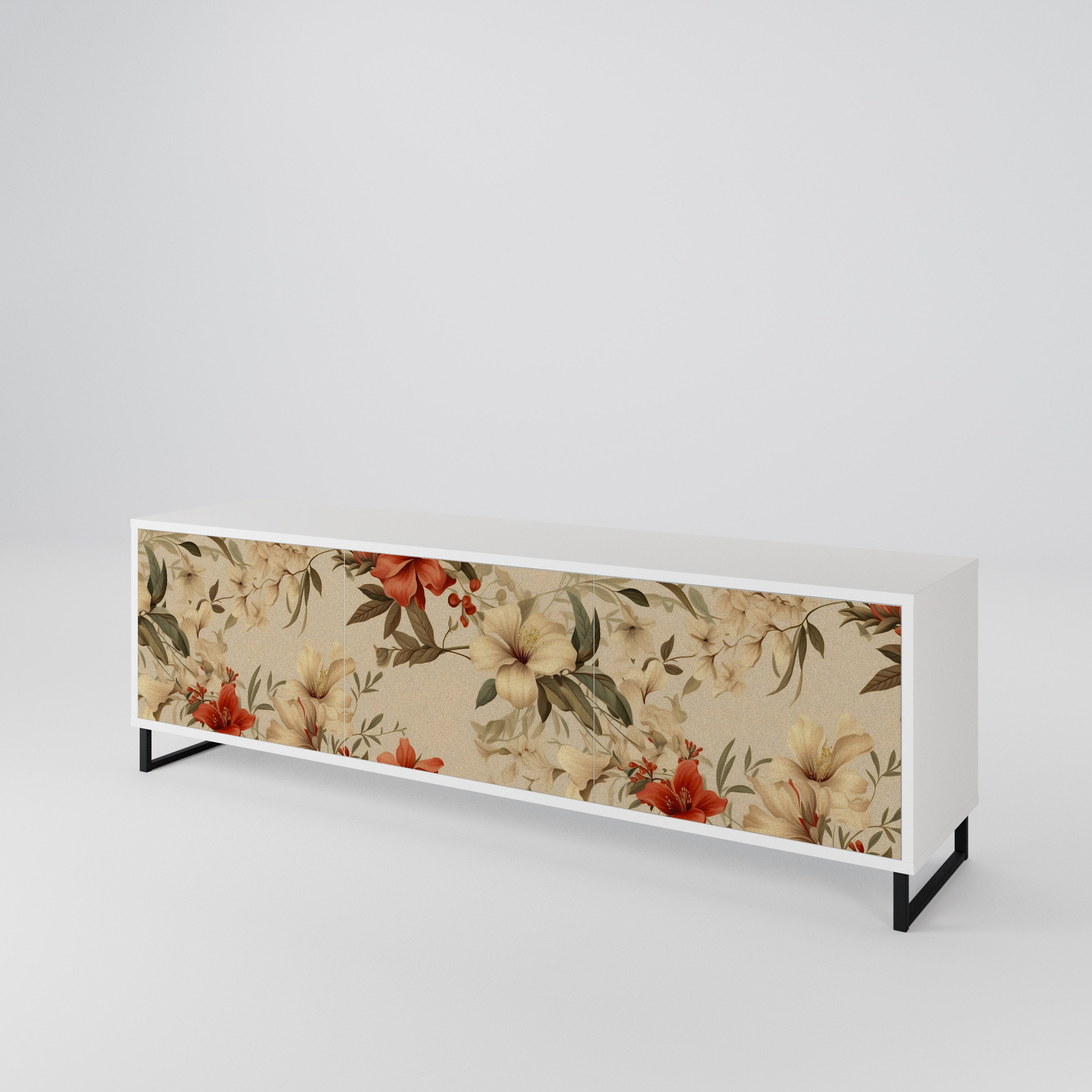 BLOOMING HARMONY Móvel de TV de 3 Portas