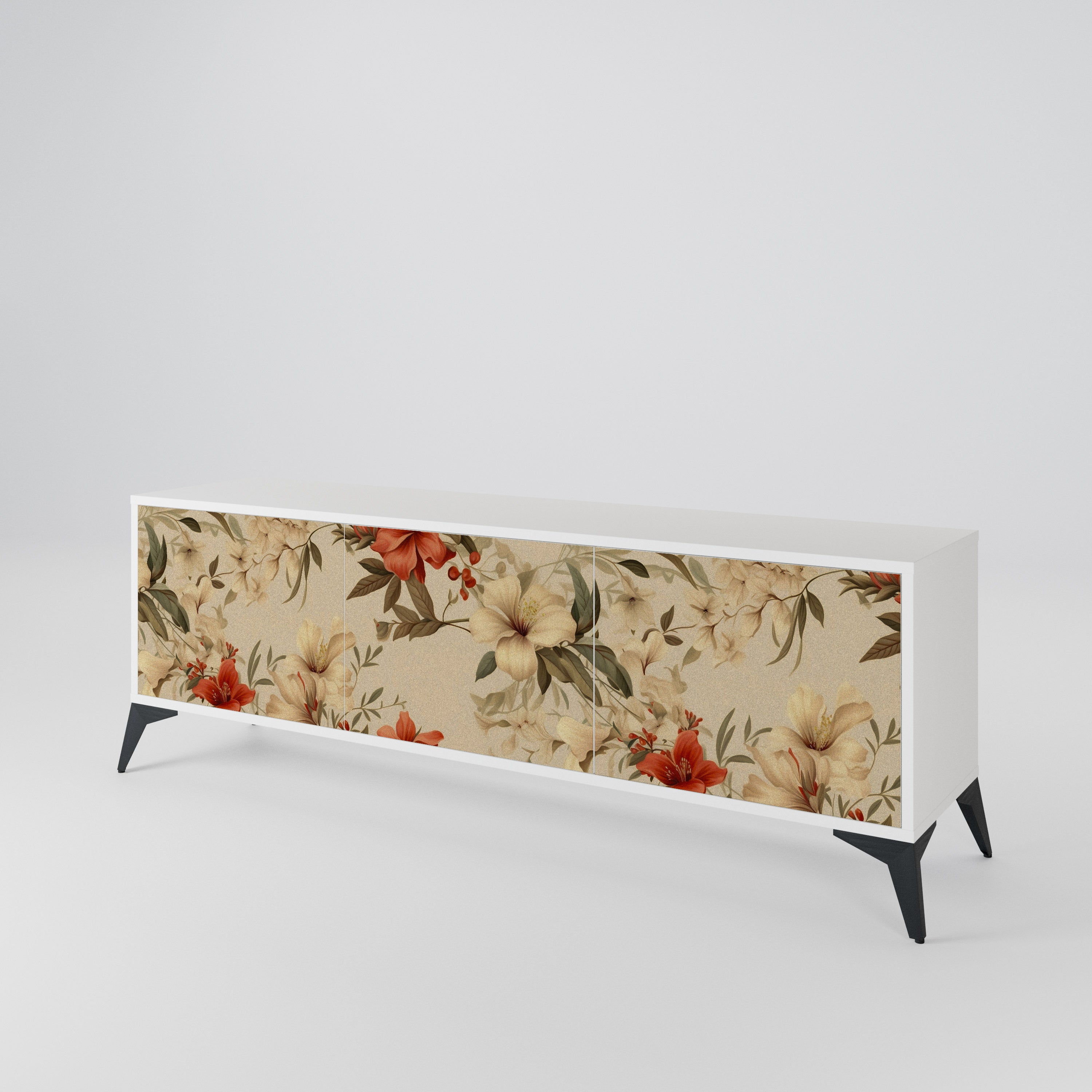 BLOOMING HARMONY Móvel de TV de 3 Portas