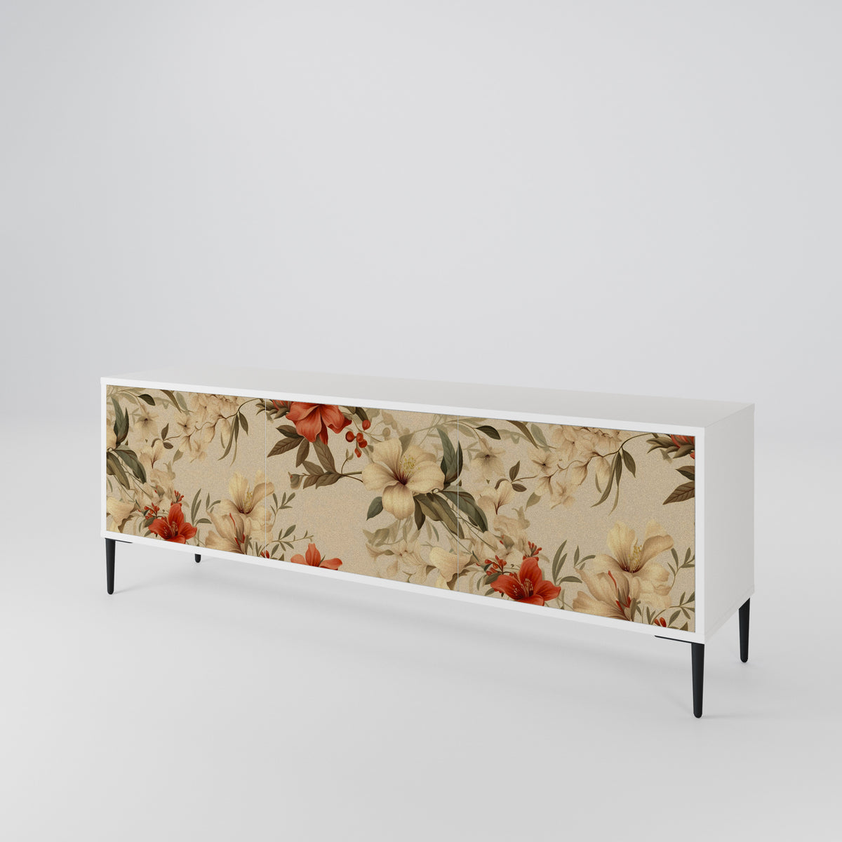 BLOOMING HARMONY Móvel de TV de 3 Portas