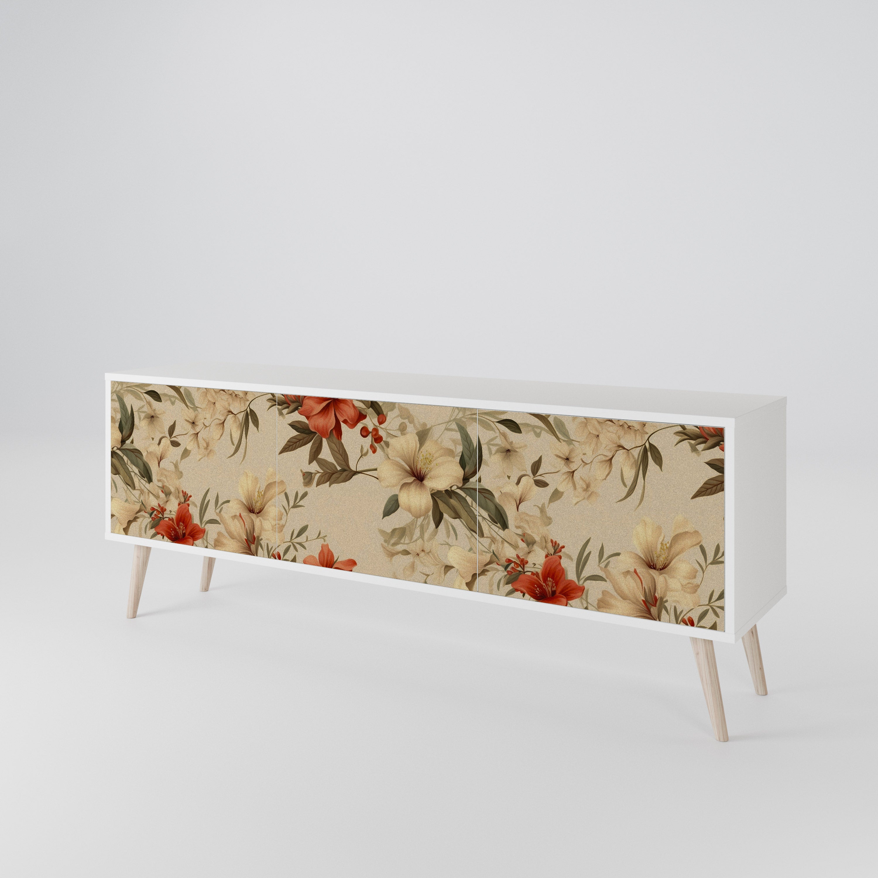 BLOOMING HARMONY Móvel de TV de 3 Portas