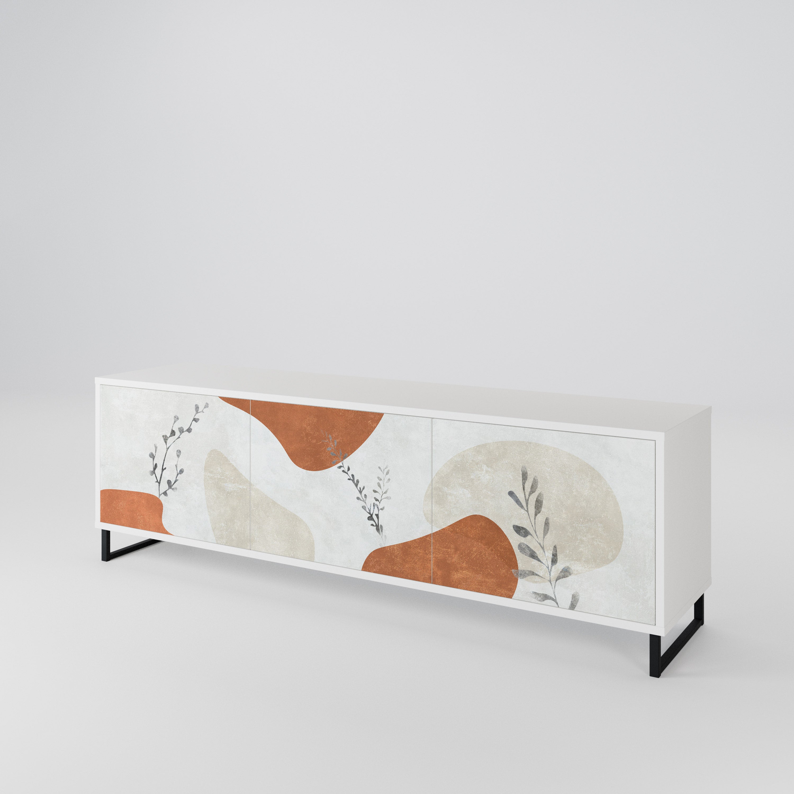 TRANQUIL TWIG Móvel de TV de 3 Portas