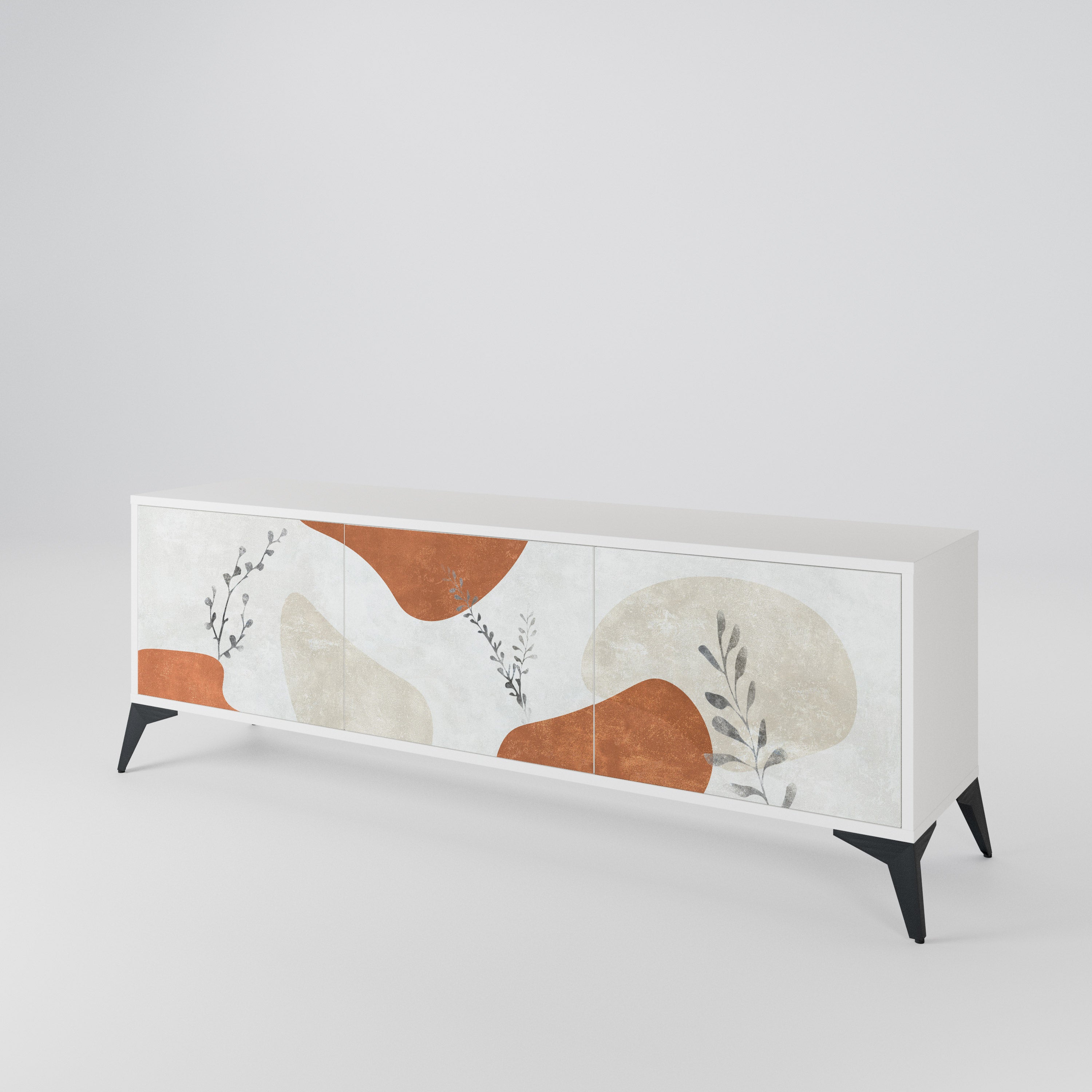 TRANQUIL TWIG Móvel de TV de 3 Portas