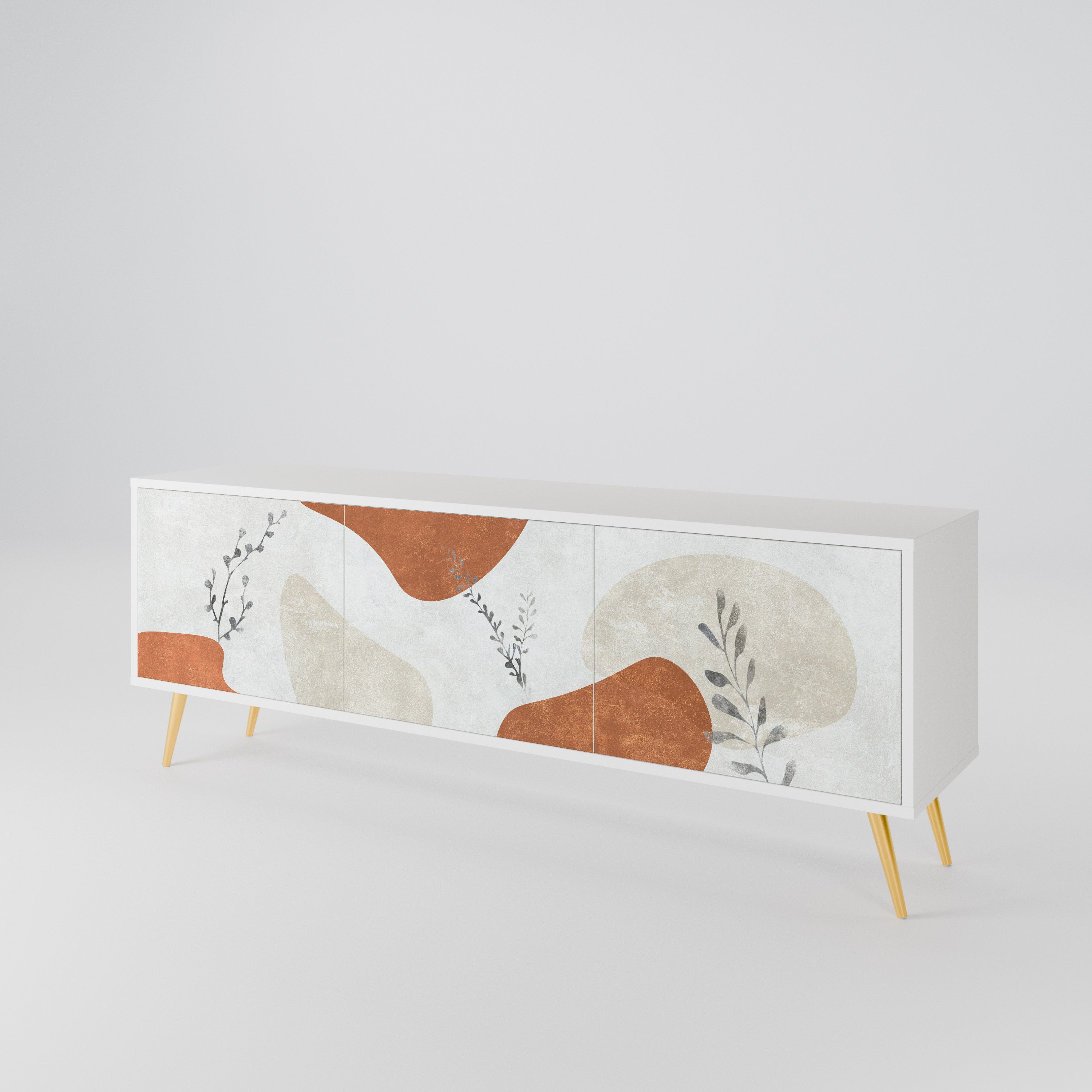 TRANQUIL TWIG Móvel de TV de 3 Portas