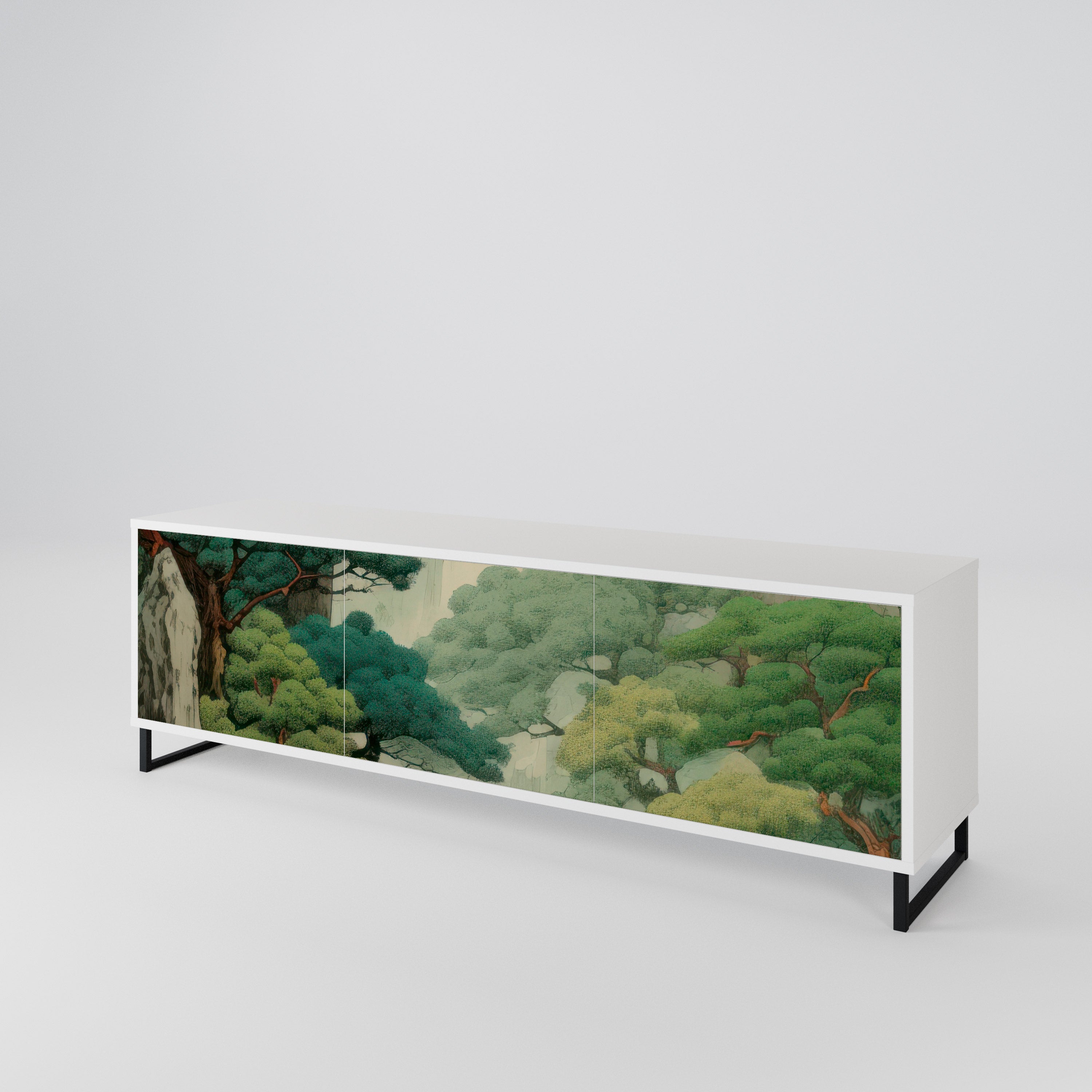 VERDURE ABYSS Móvel de TV de 3 Portas