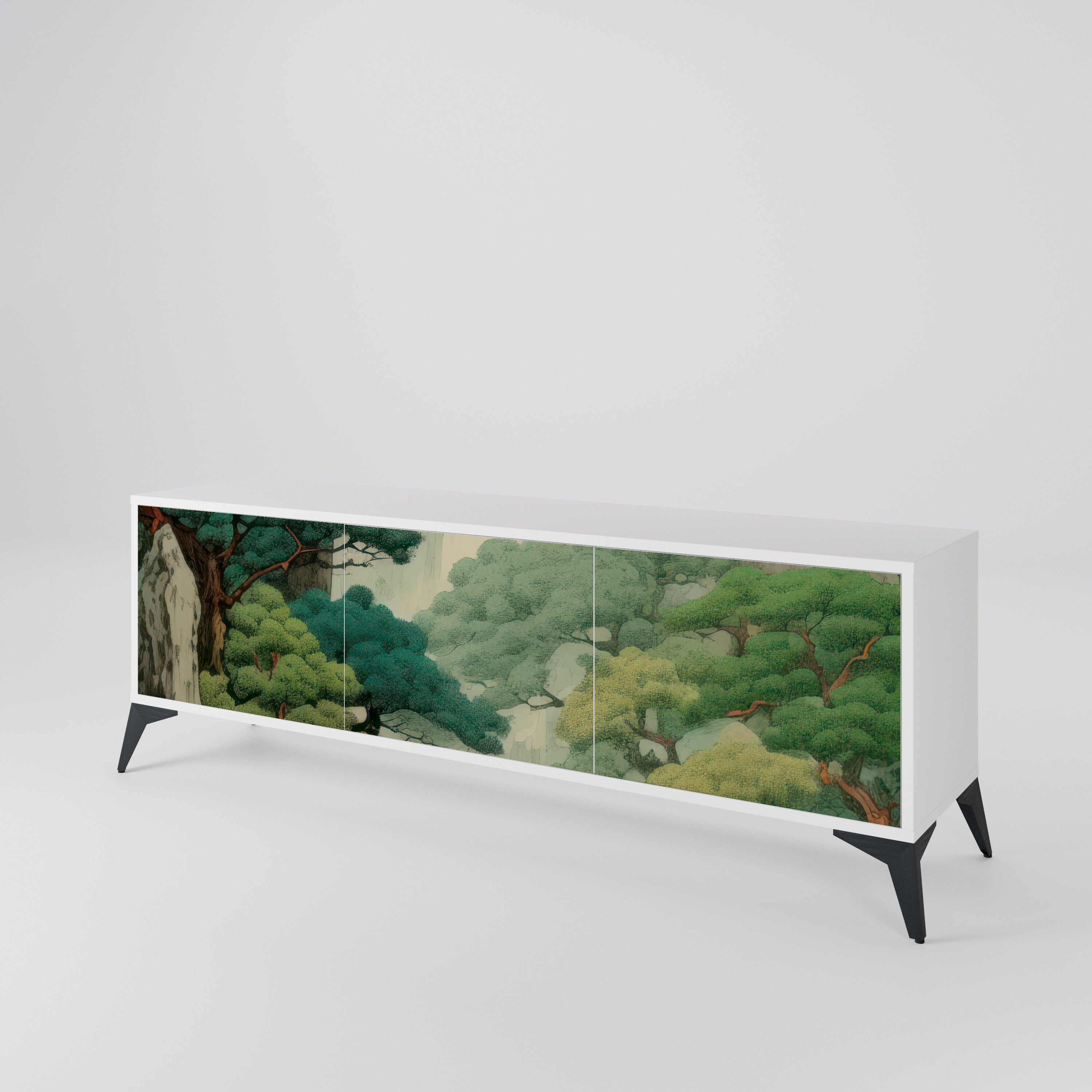 VERDURE ABYSS Móvel de TV de 3 Portas