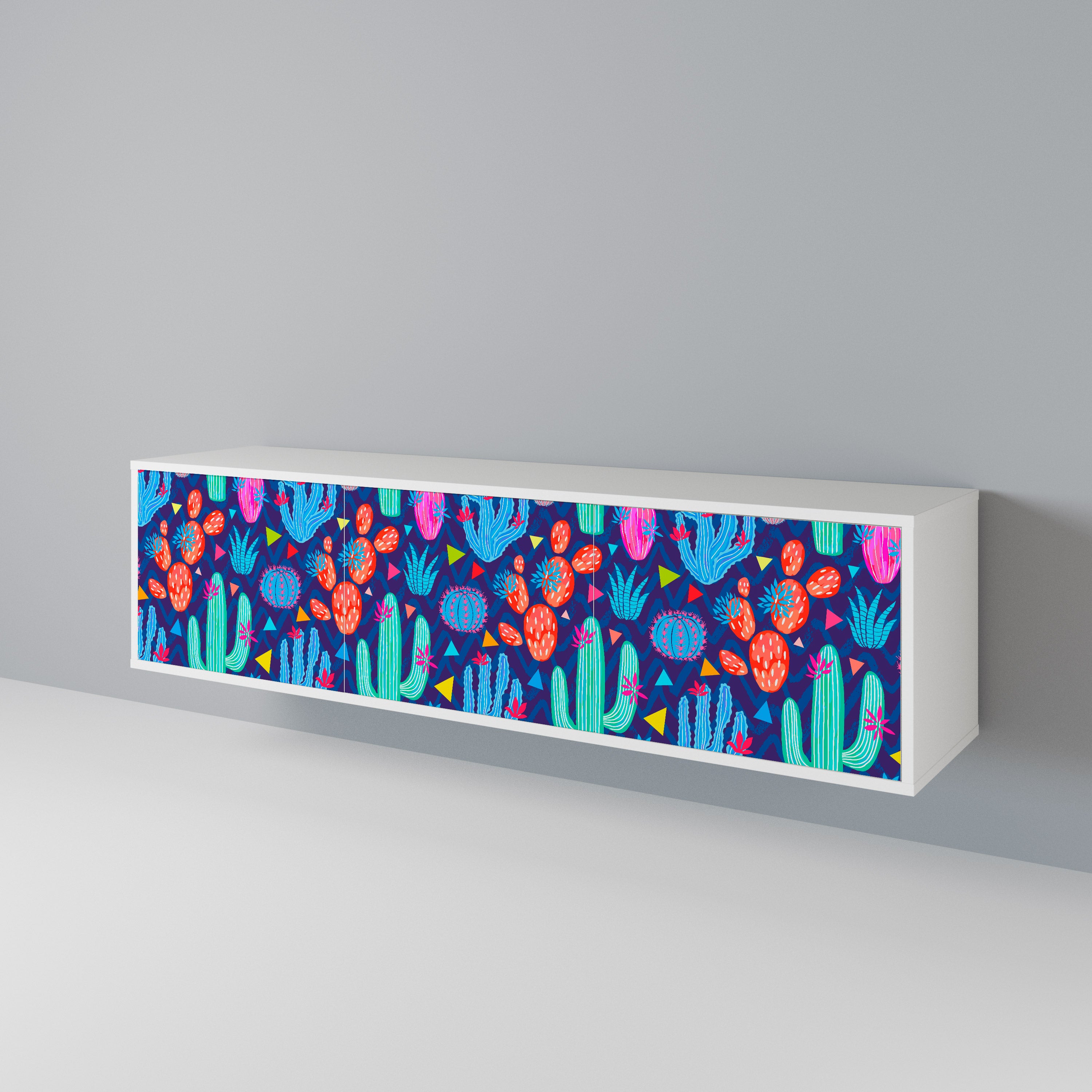 CACTUS VIBES 3-Door TV Cabinet