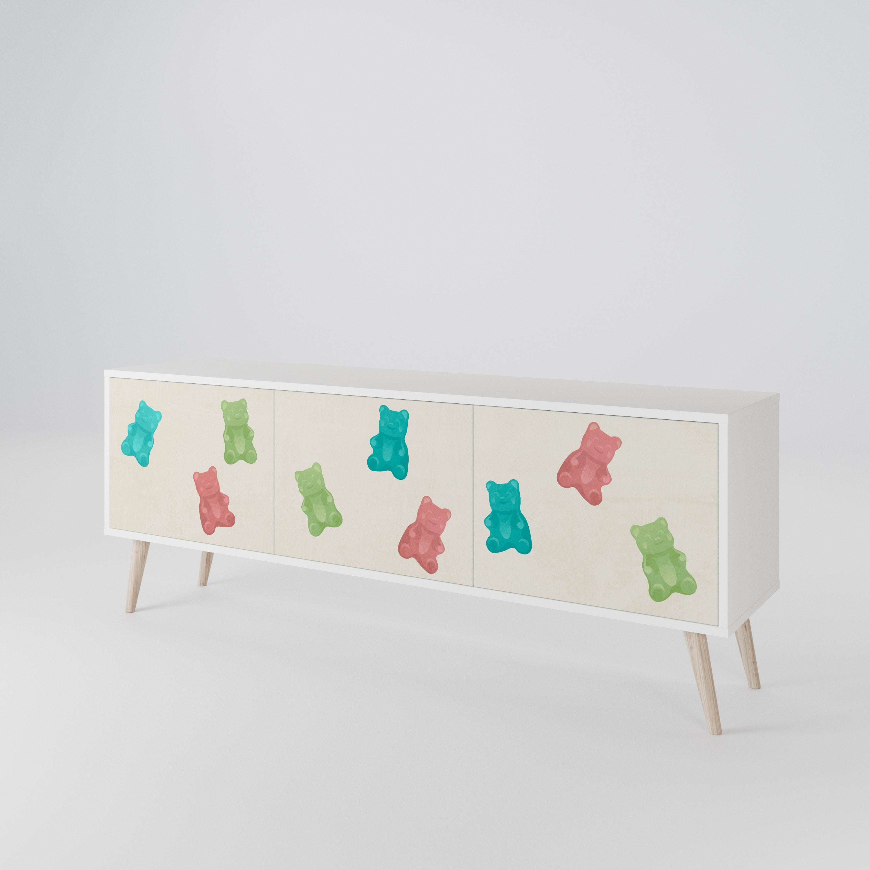 GUMMY BEARS 3-Door TV Cabinet