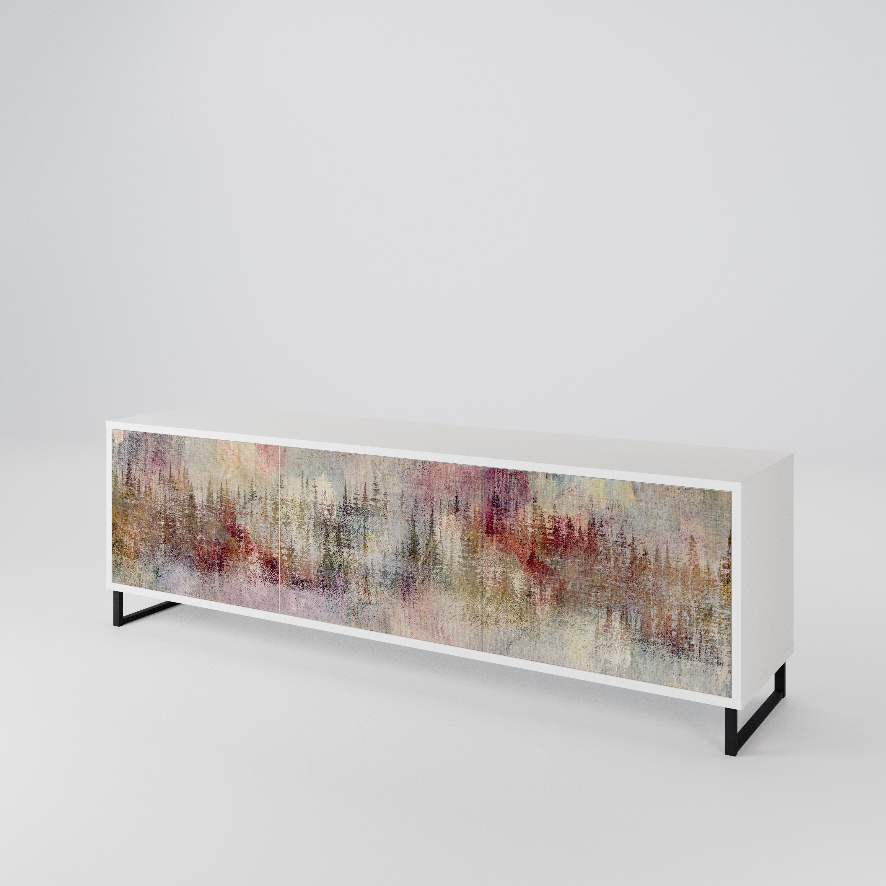 VEILED SUMMIT 3-Door TV Cabinet