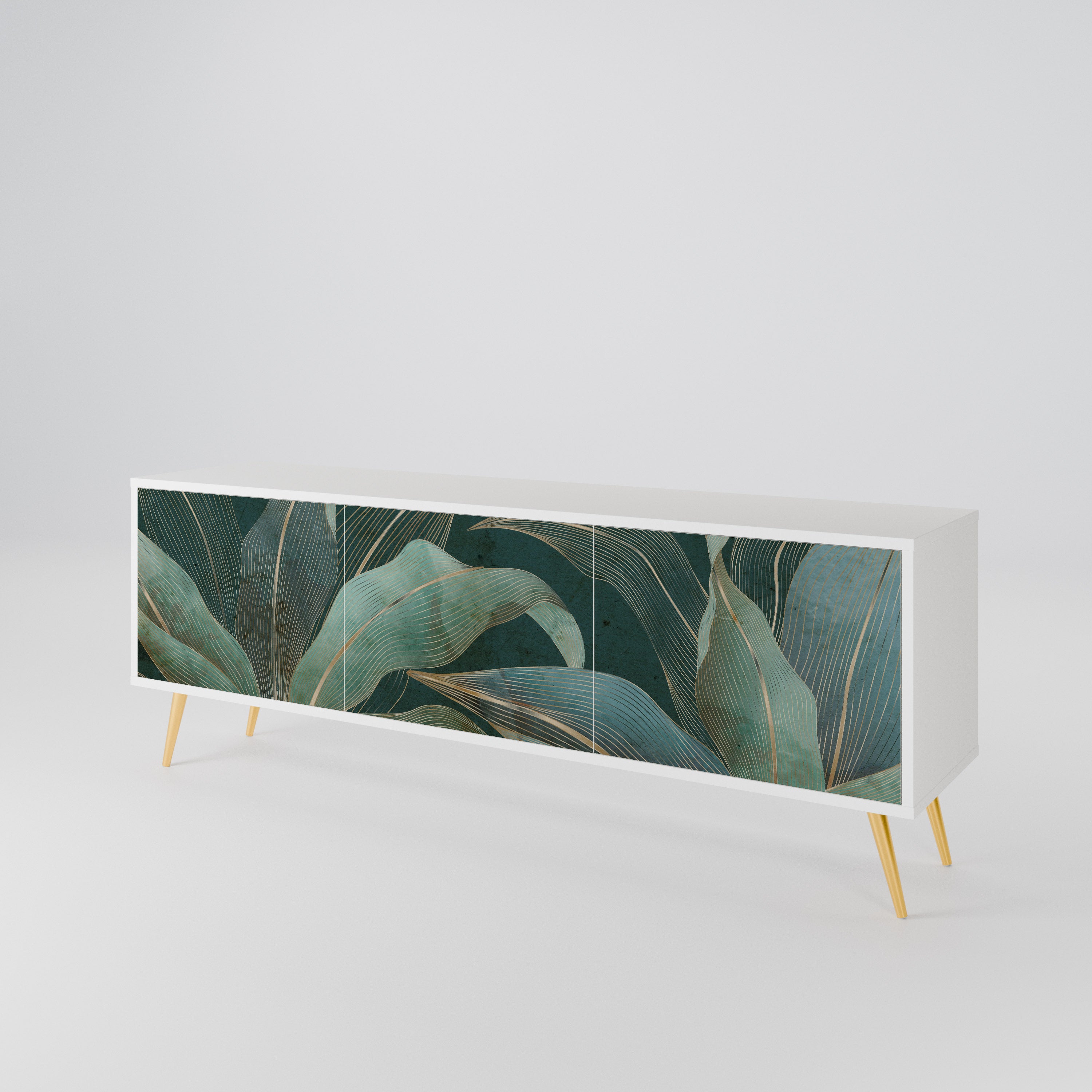 ROYAL GREEN 3-Door TV Cabinet
