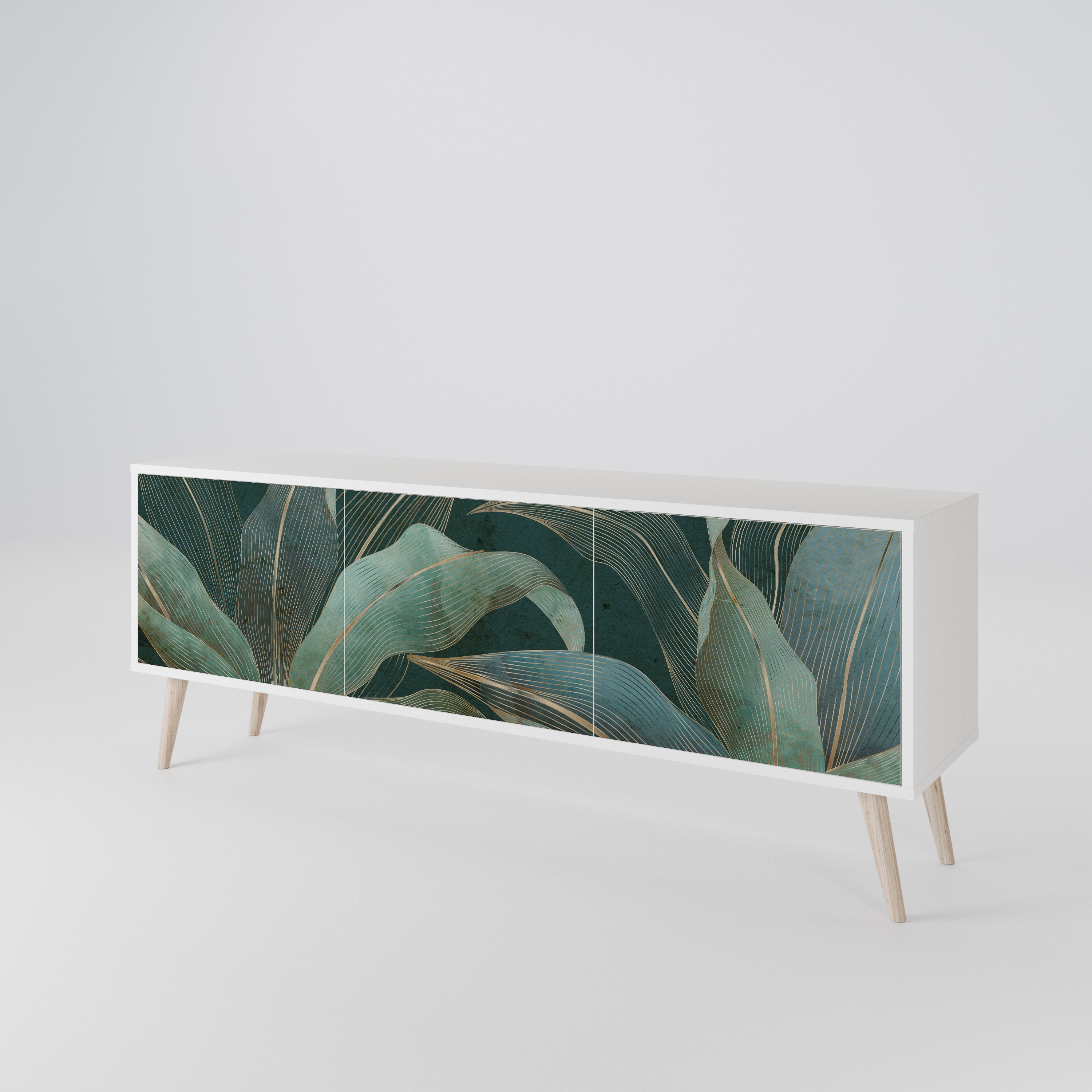 ROYAL GREEN 3-Door TV Cabinet