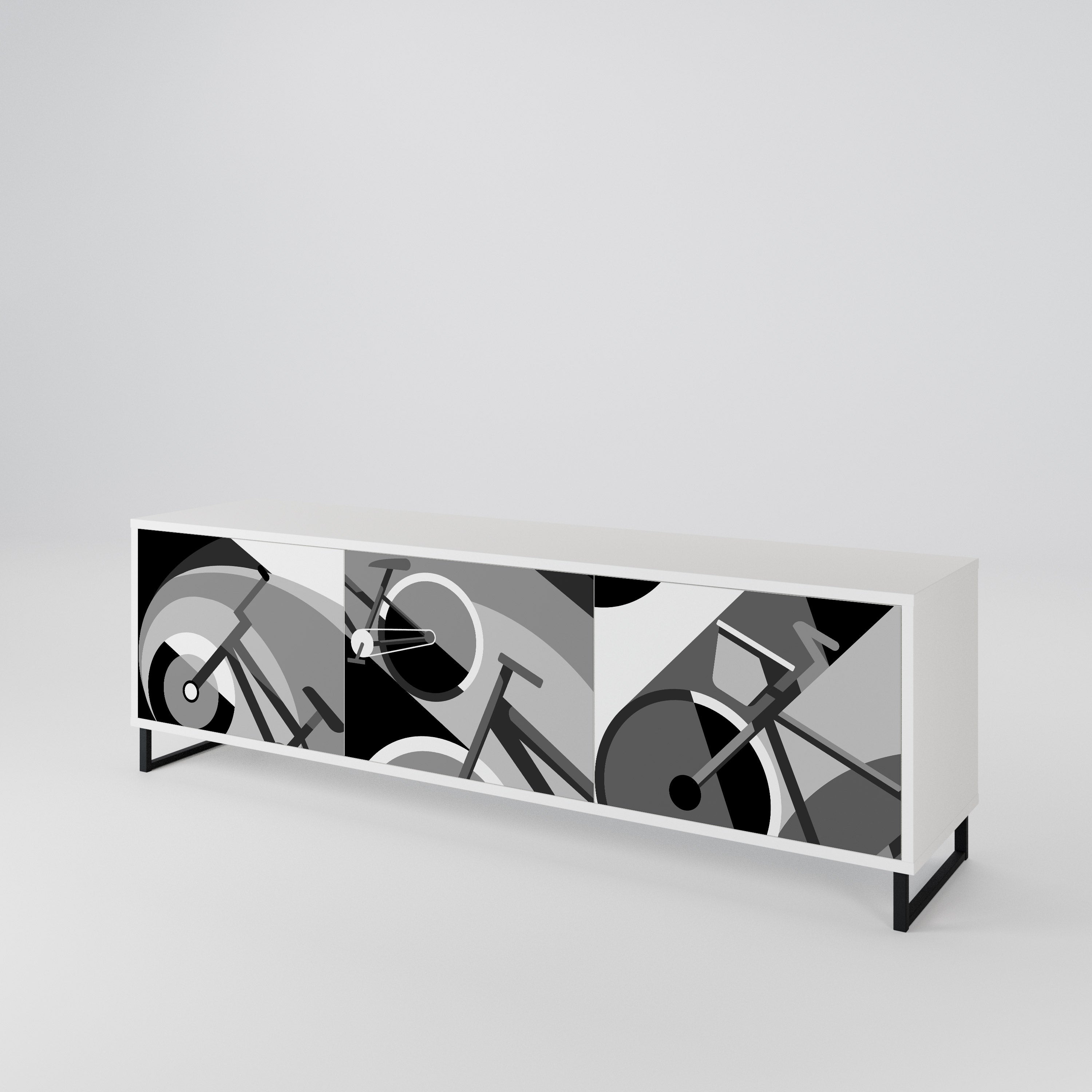 BIKE ENERGY 3-Door TV Cabinet
