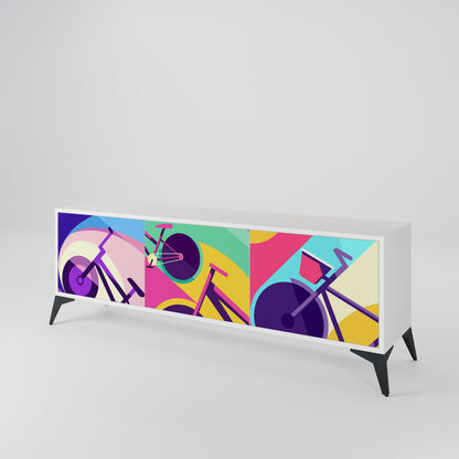 BIKE DREAMS 3-Door TV Cabinet
