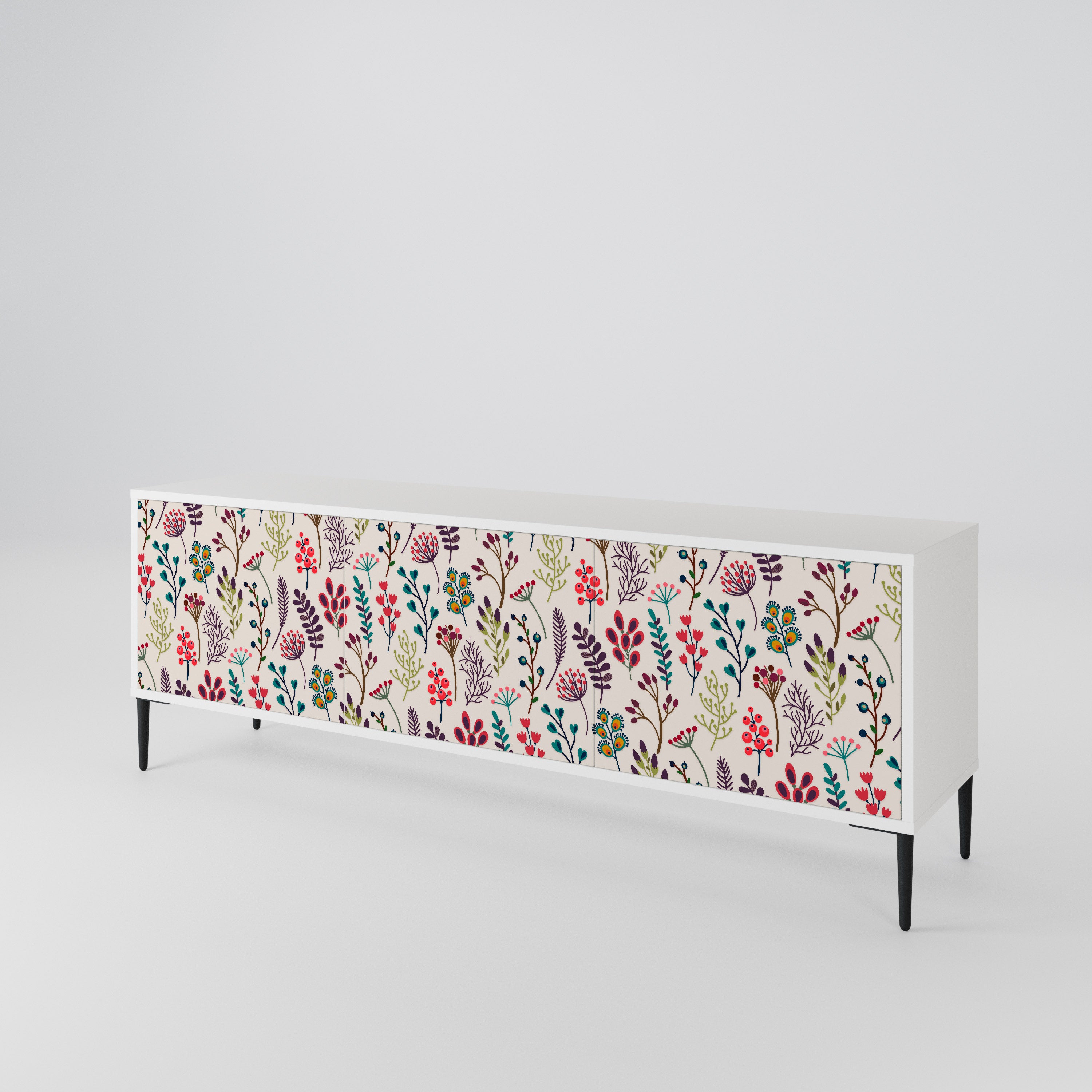 AUTUMN SUNDRIES 3-Door TV Cabinet