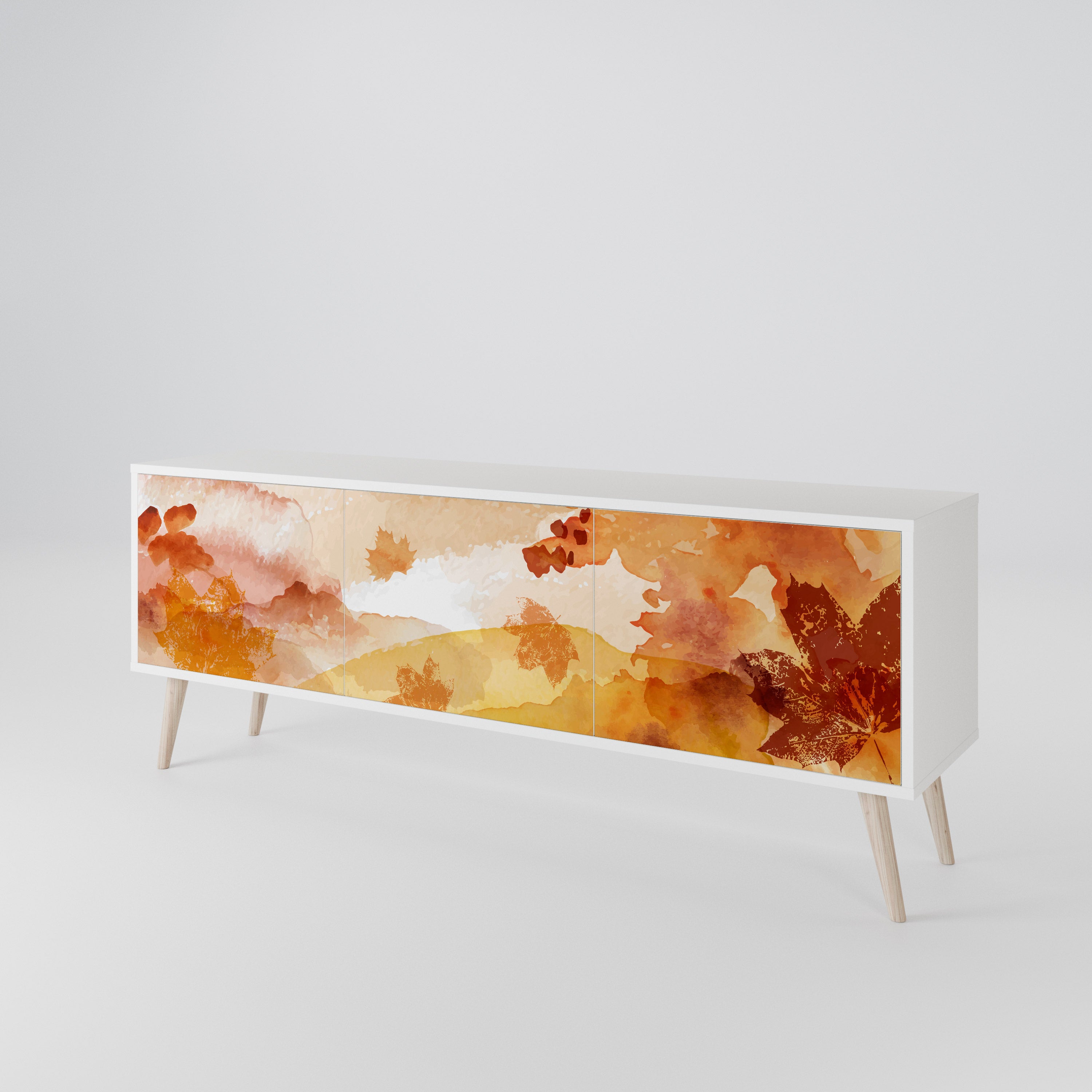 TRACES OF AUTUMN 3-Door TV Cabinet