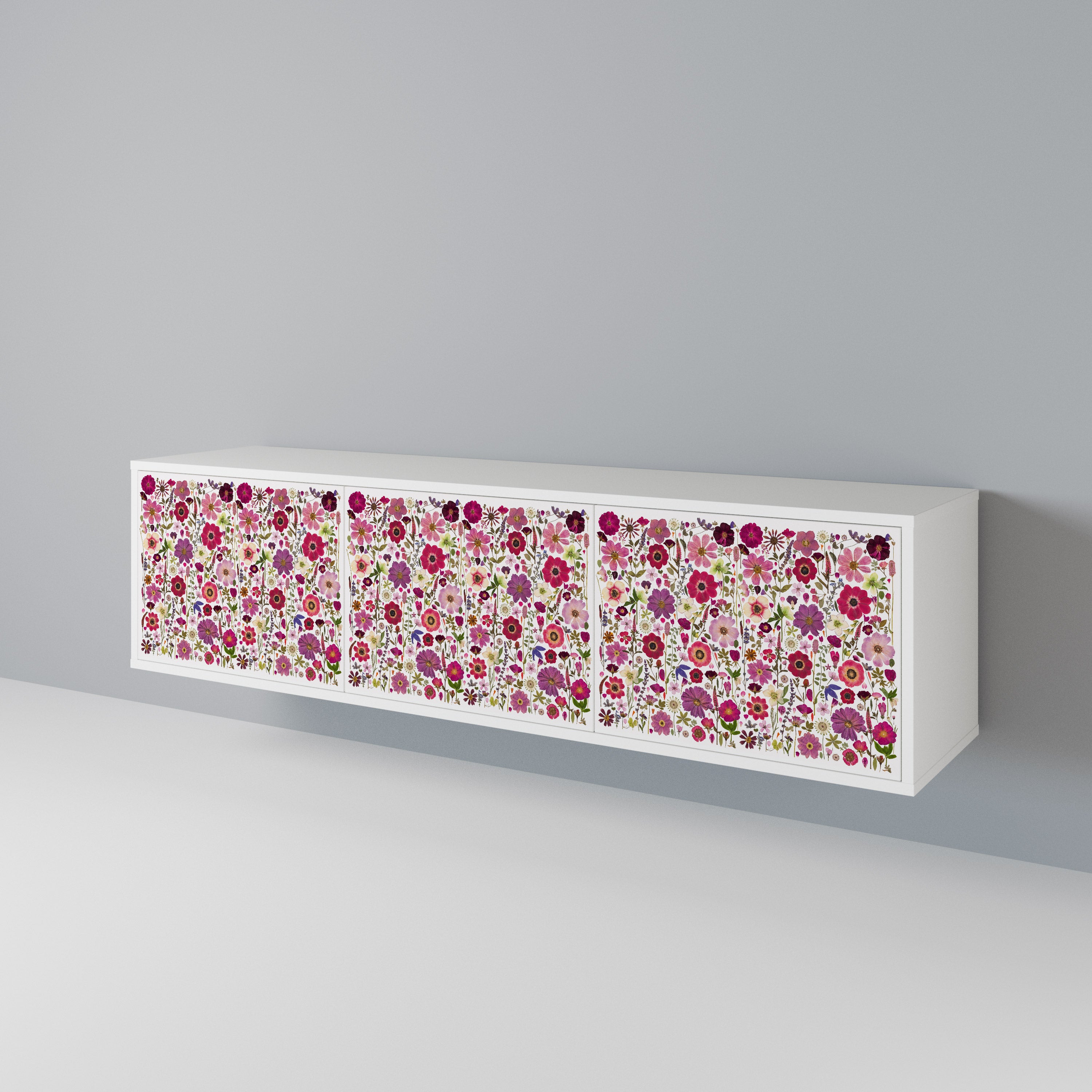 PETAL GARDEN Móvel de TV de 3 Portas