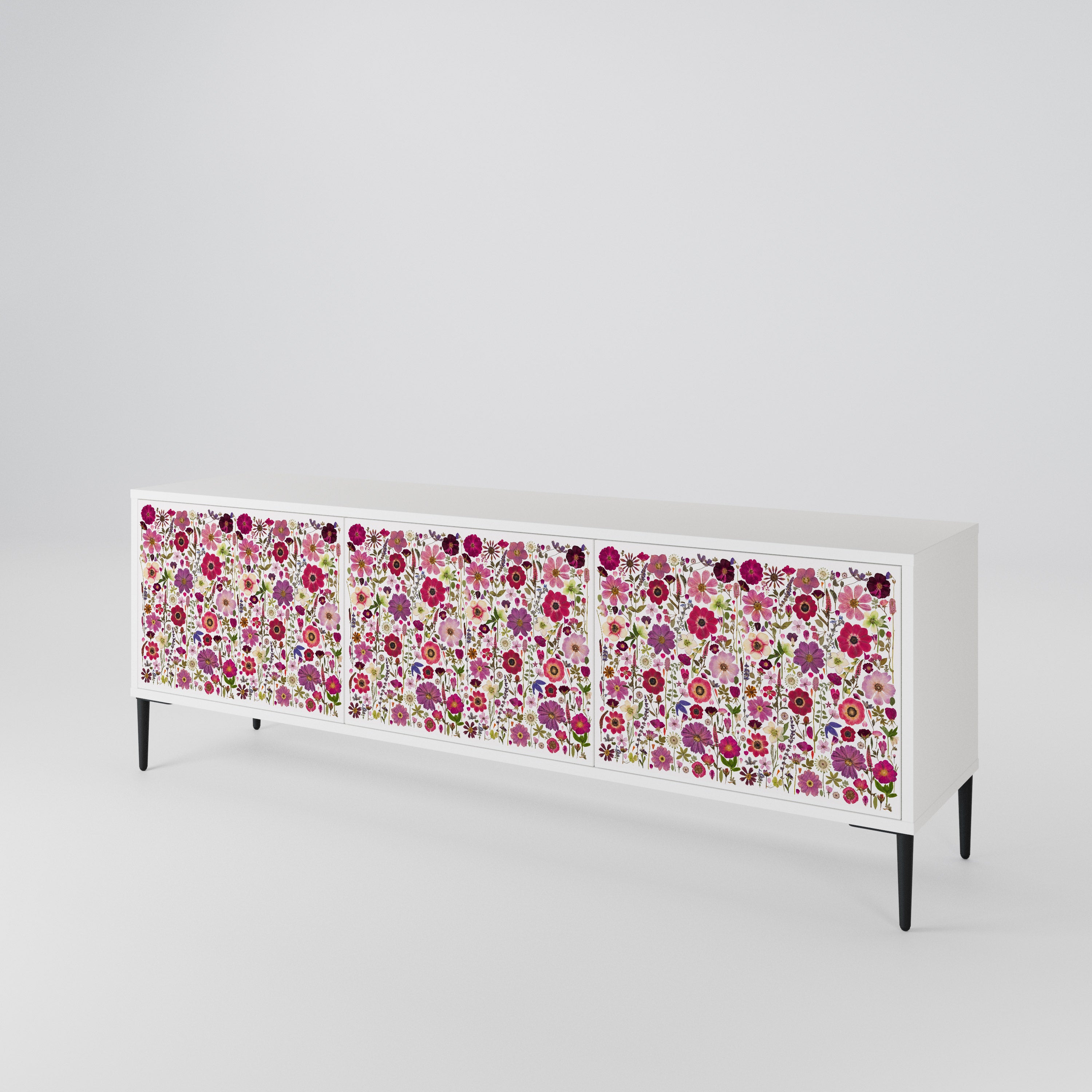 PETAL GARDEN Móvel de TV de 3 Portas
