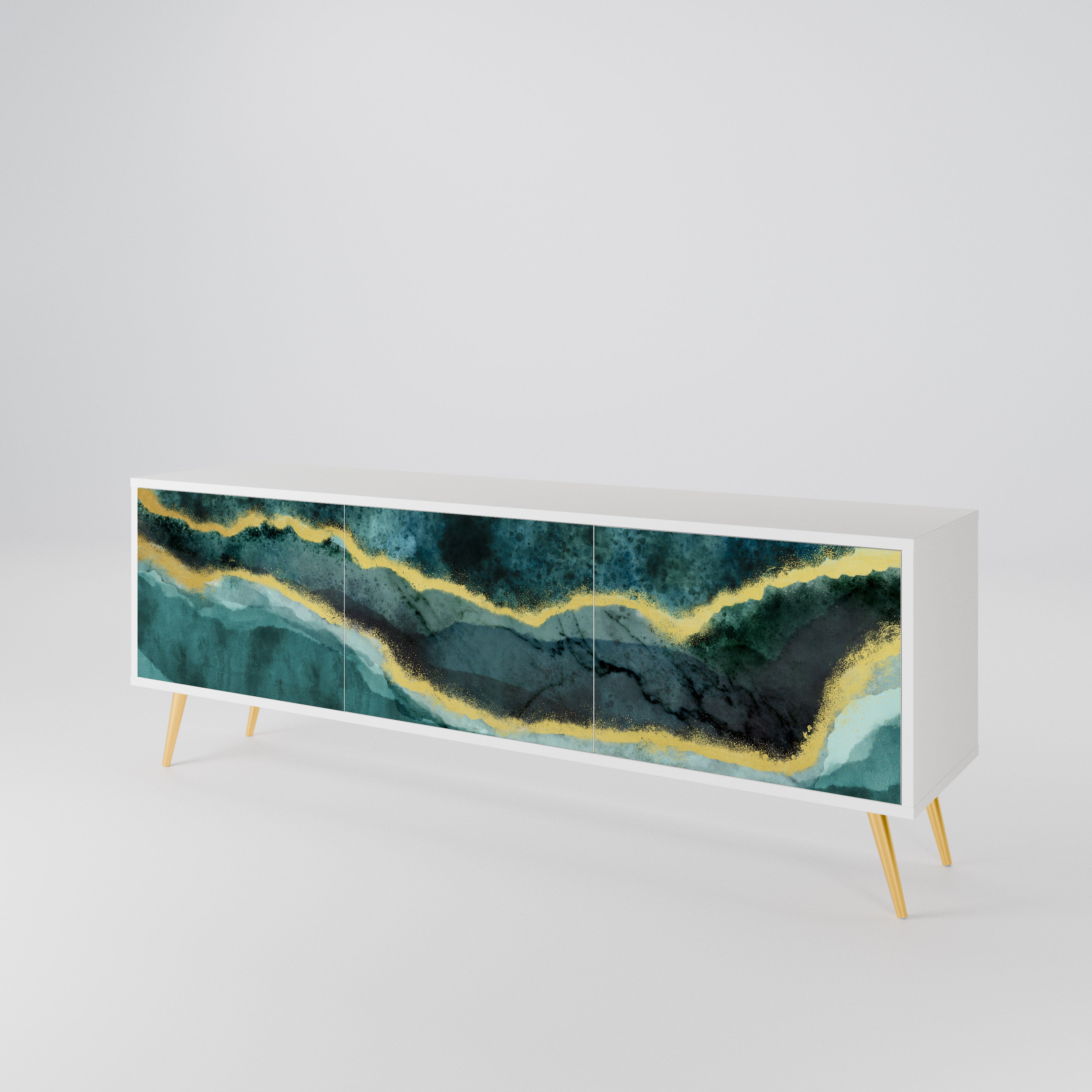 GOLDRUSH ODYSSEY 3-Door TV Cabinet