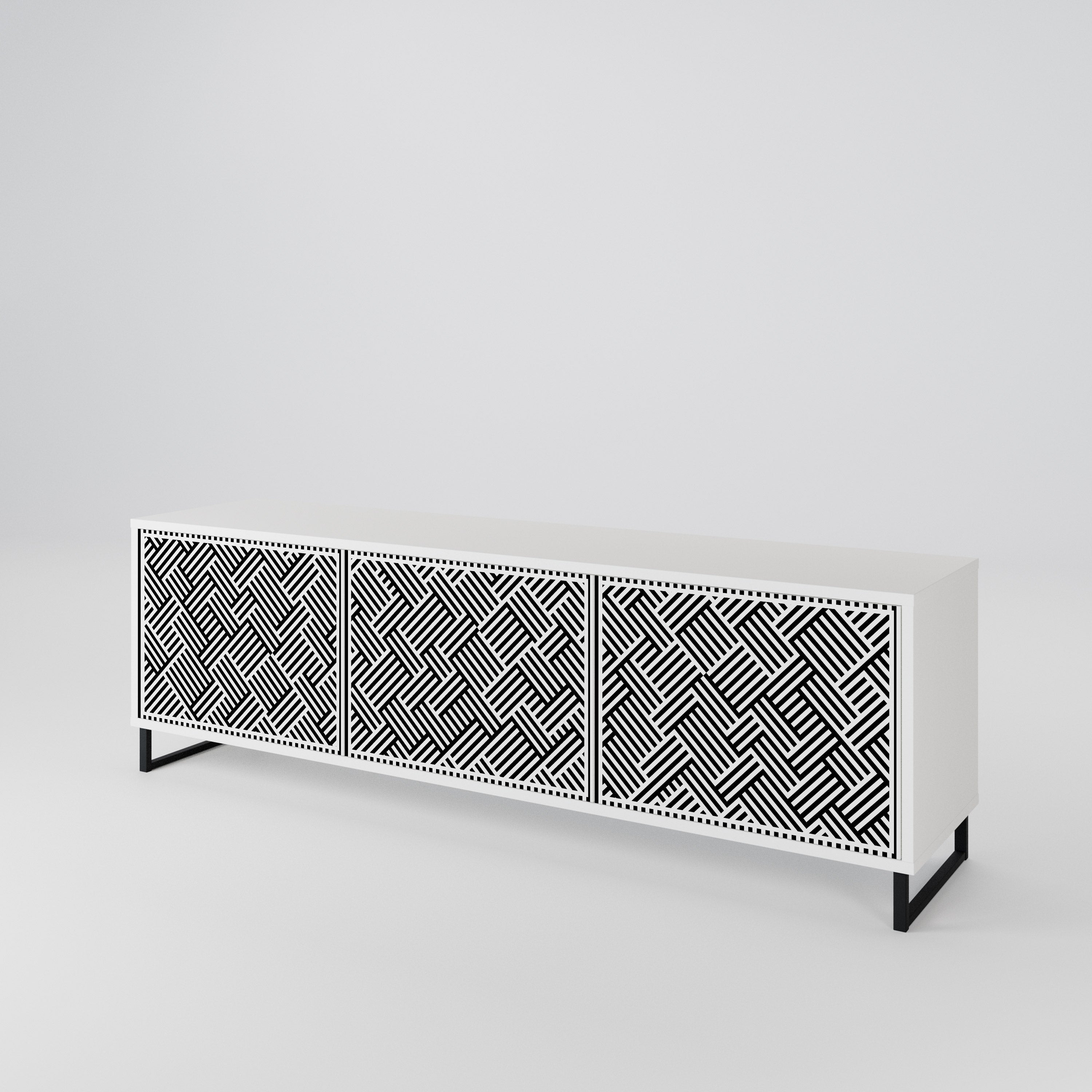 TEMPORARY SEQUENCE 3-Door TV Cabinet