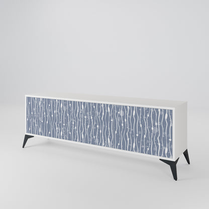 GRAPHITE RAIN Móvel de TV de 3 Portas