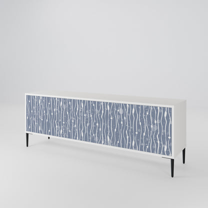 GRAPHITE RAIN Móvel de TV de 3 Portas