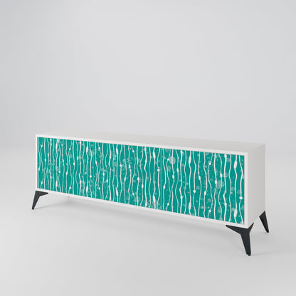 TURQUOISE RAIN Móvel de TV de 3 Portas