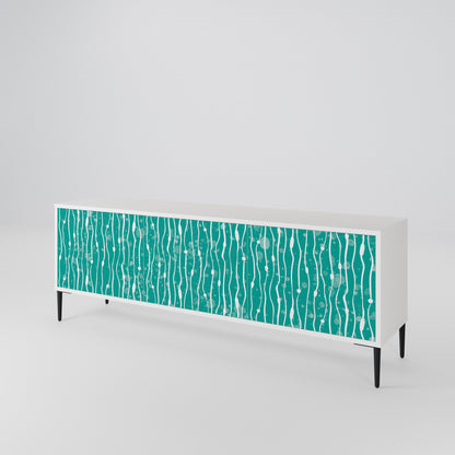TURQUOISE RAIN Móvel de TV de 3 Portas