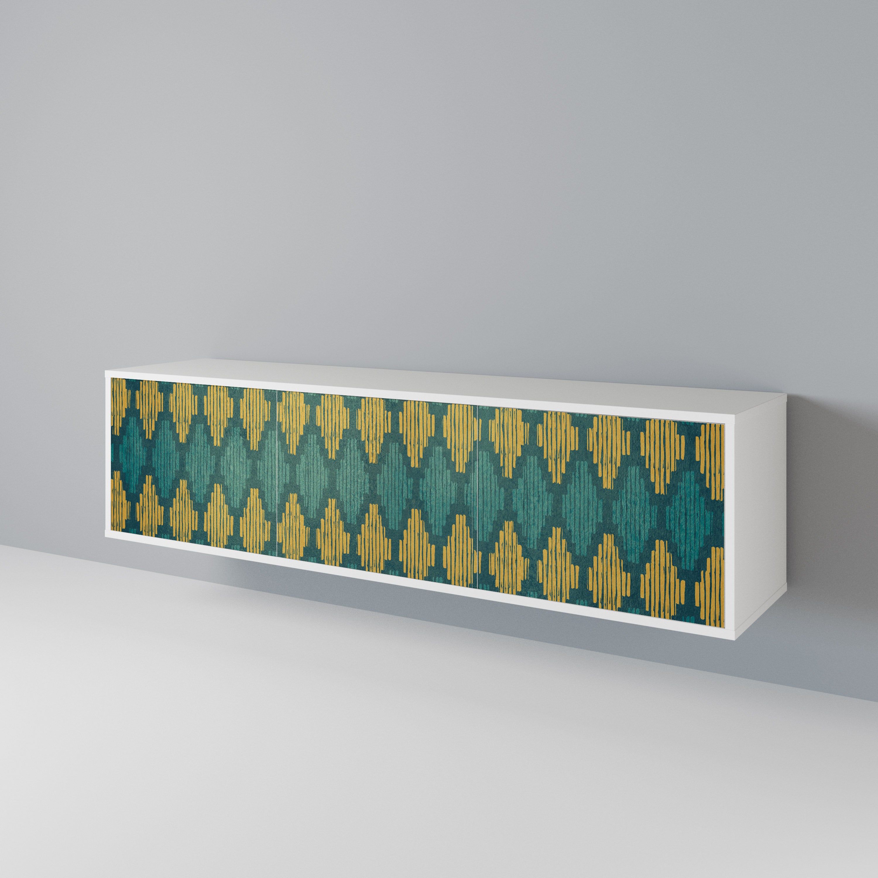 POLYGONS 3-Door TV Cabinet