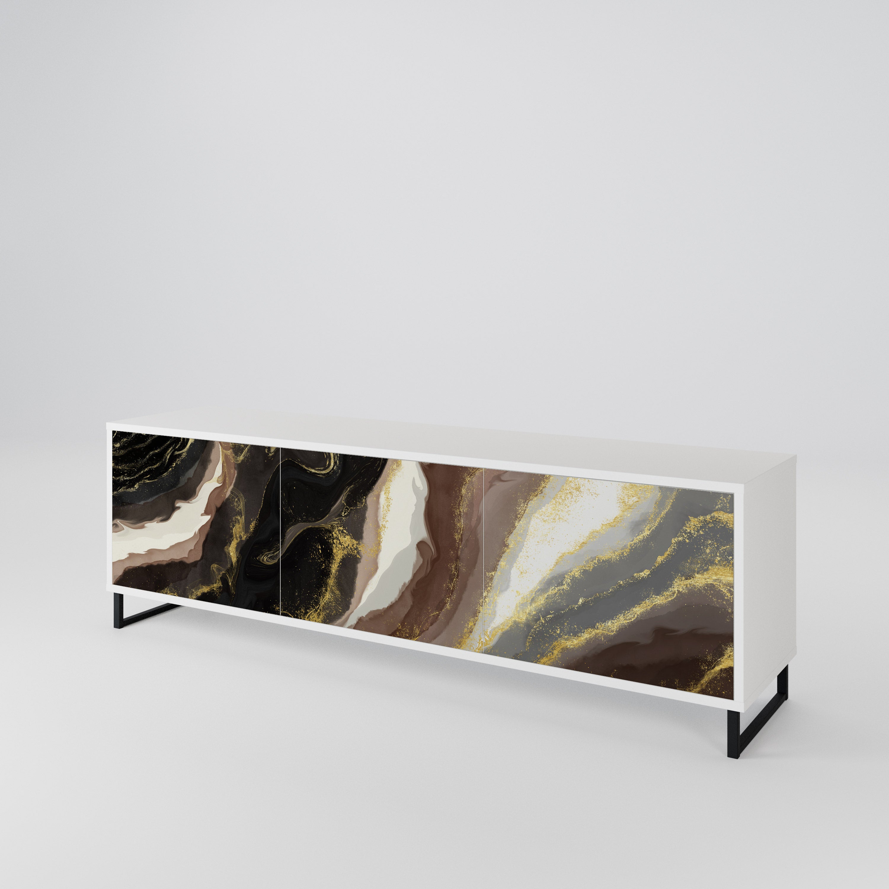 GOLD DUST 3-Door TV Cabinet