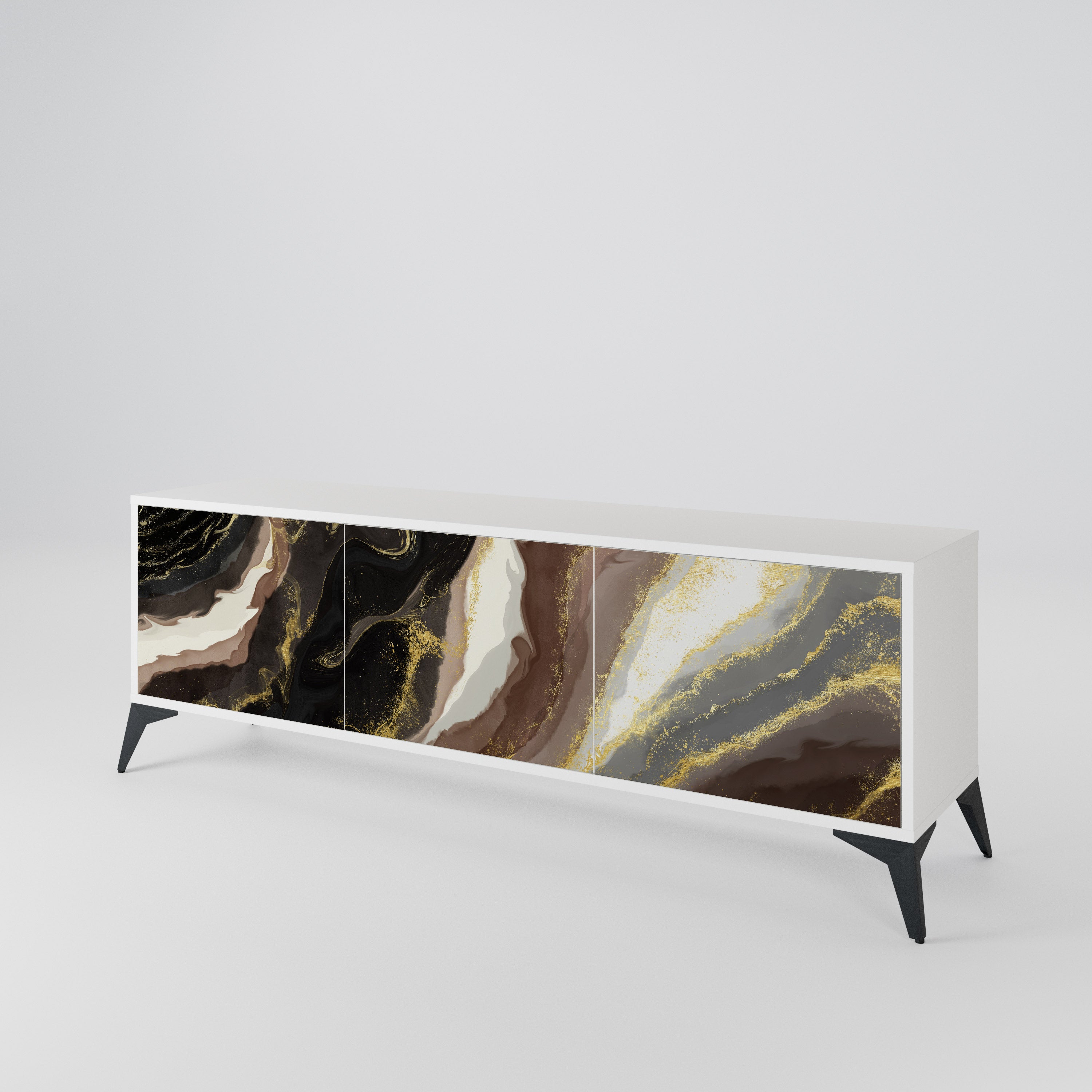 GOLD DUST 3-Door TV Cabinet