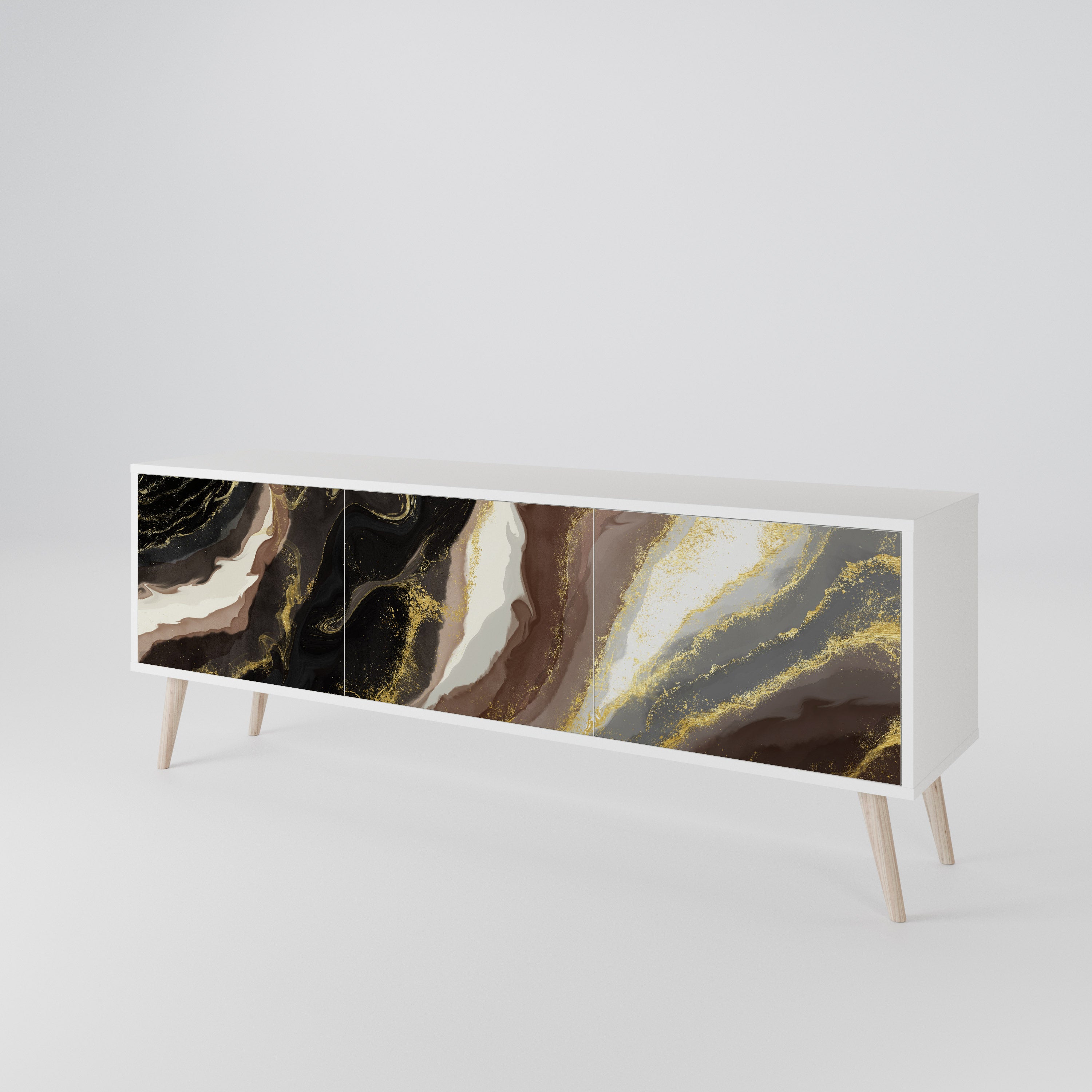 GOLD DUST 3-Door TV Cabinet
