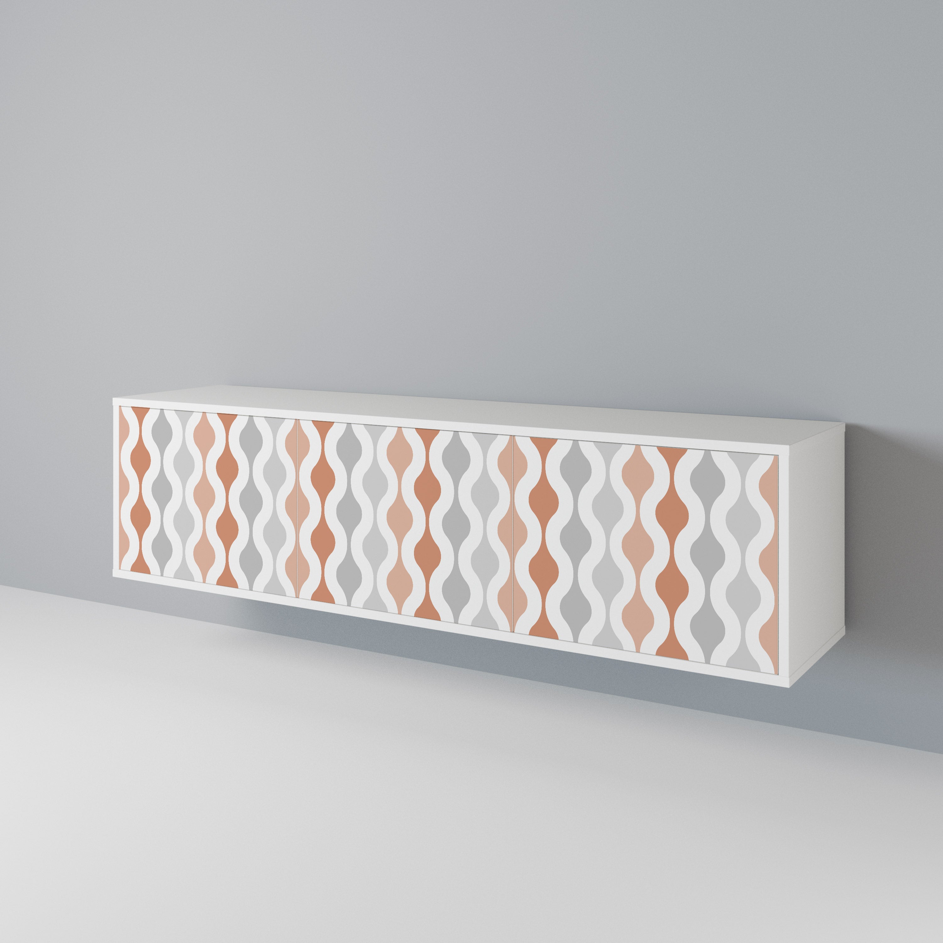 HAZY NOSTALGIA 3-Door TV Cabinet