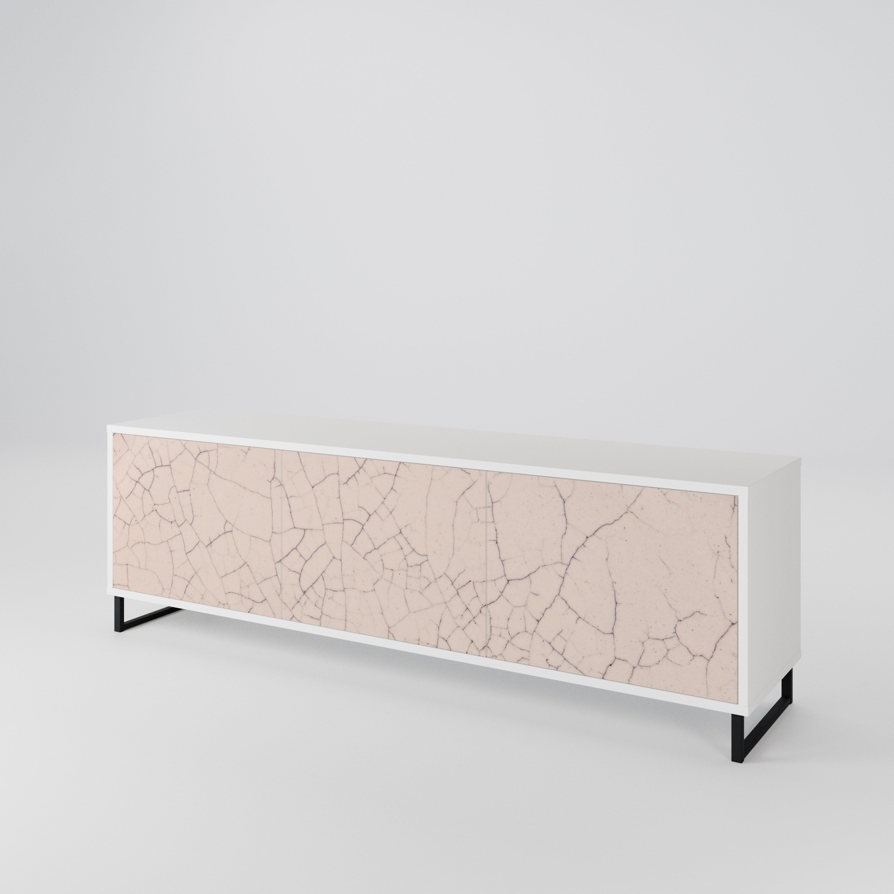 CERAMIC TEXTURE 3-Door TV Cabinet