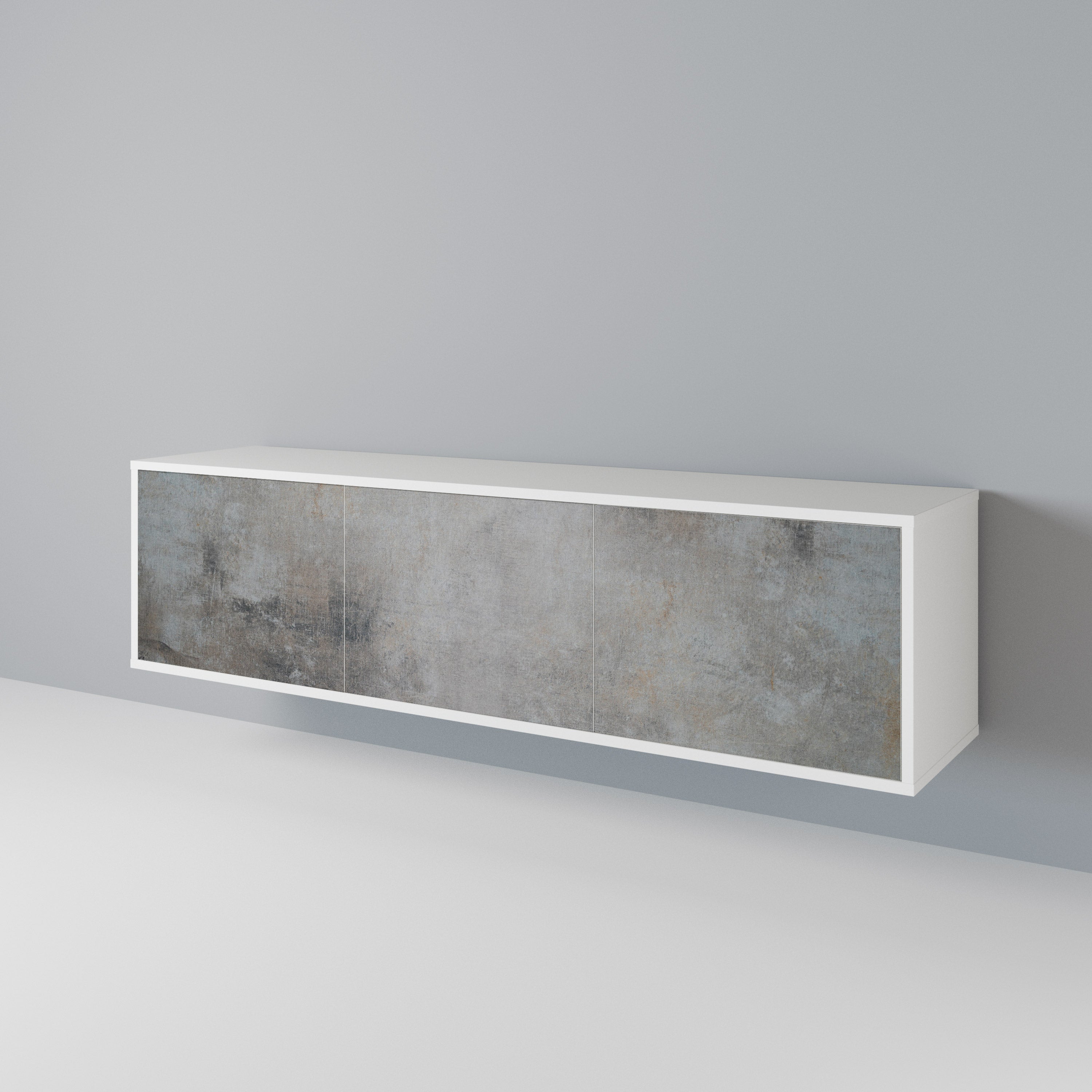 CONCRETE WALL 3-Door TV Cabinet