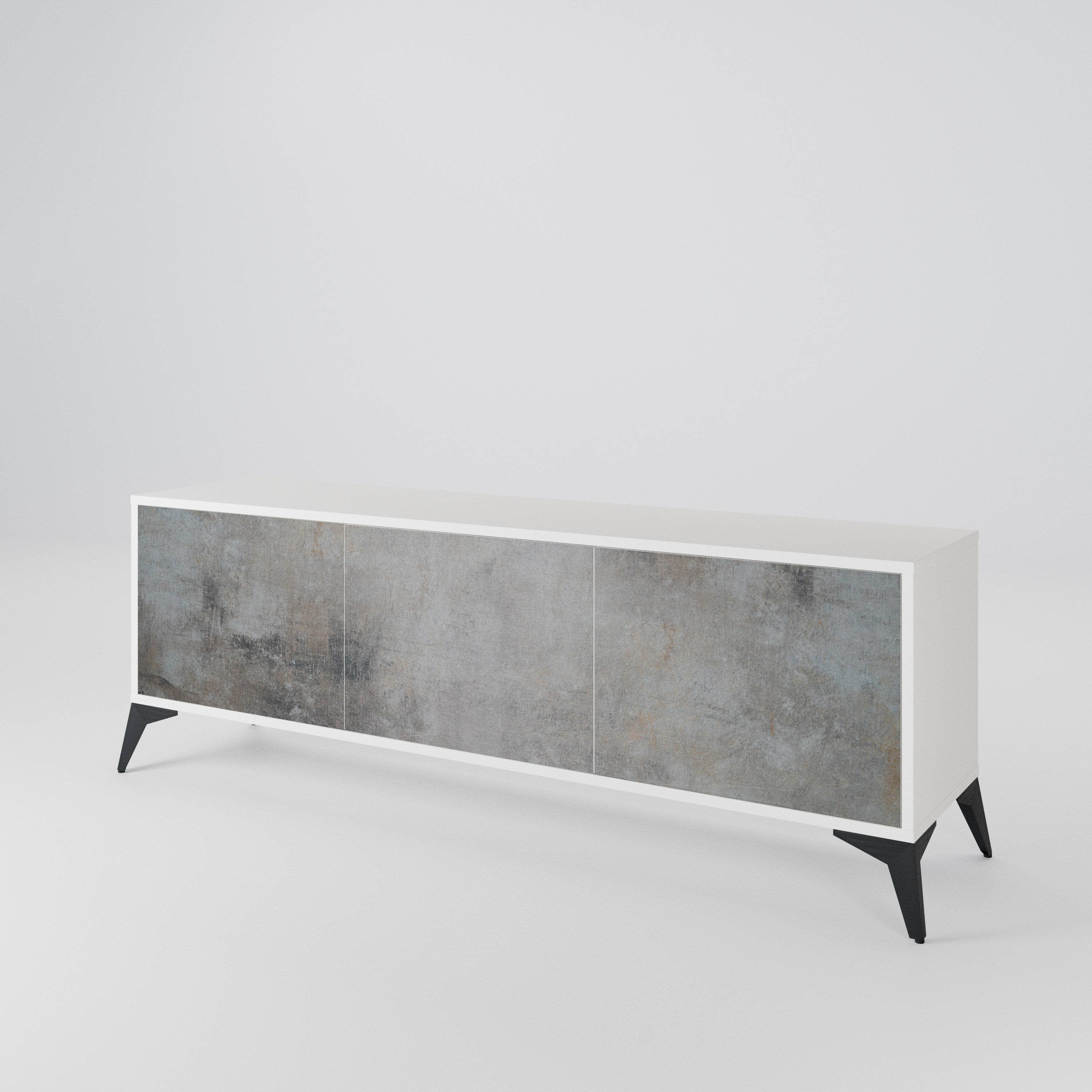 CONCRETE WALL 3-Door TV Cabinet