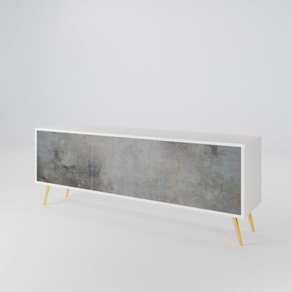 CONCRETE WALL Móvel de TV de 3 Portas