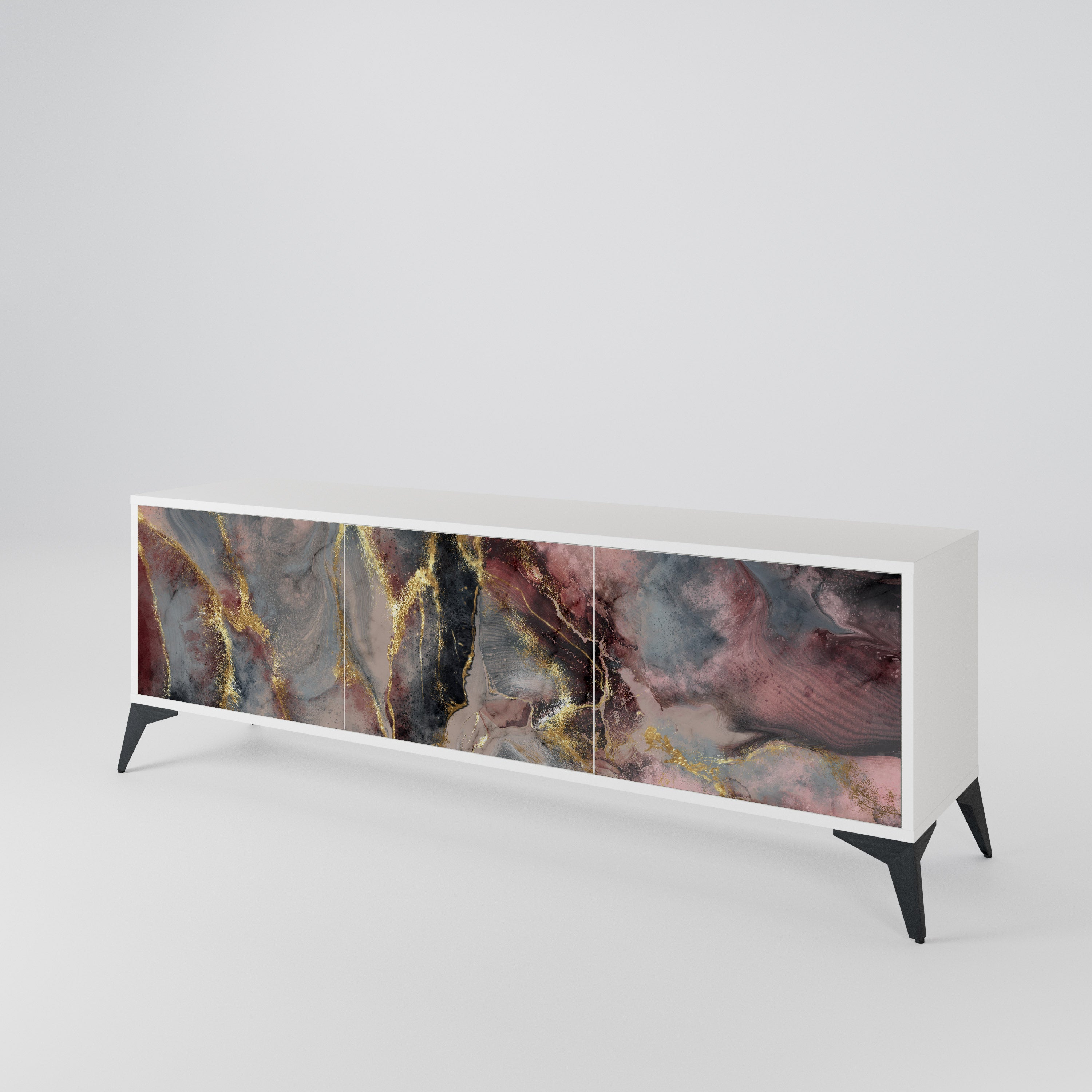 GOLDEN TIDES 3-Door TV Cabinet