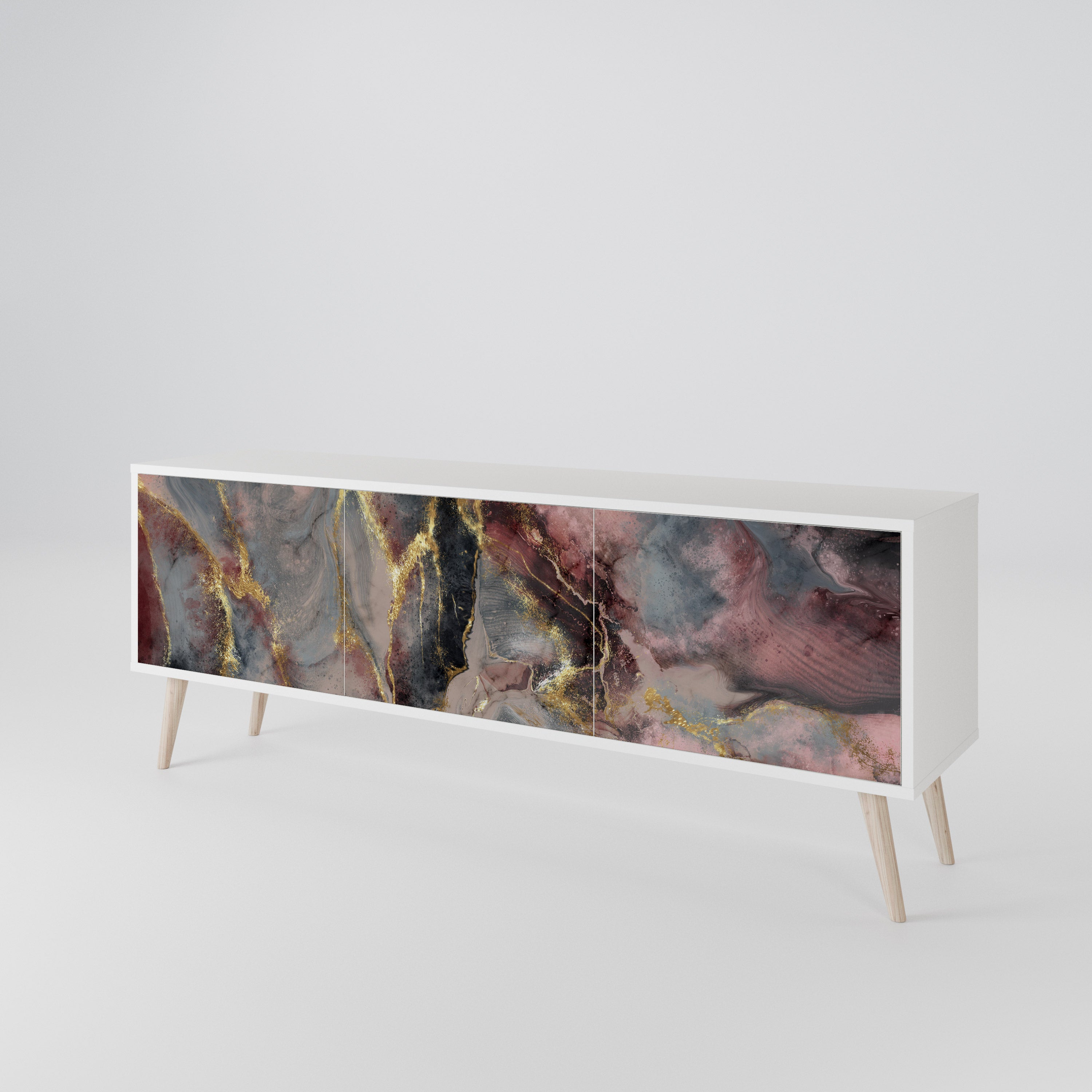 GOLDEN TIDES 3-Door TV Cabinet