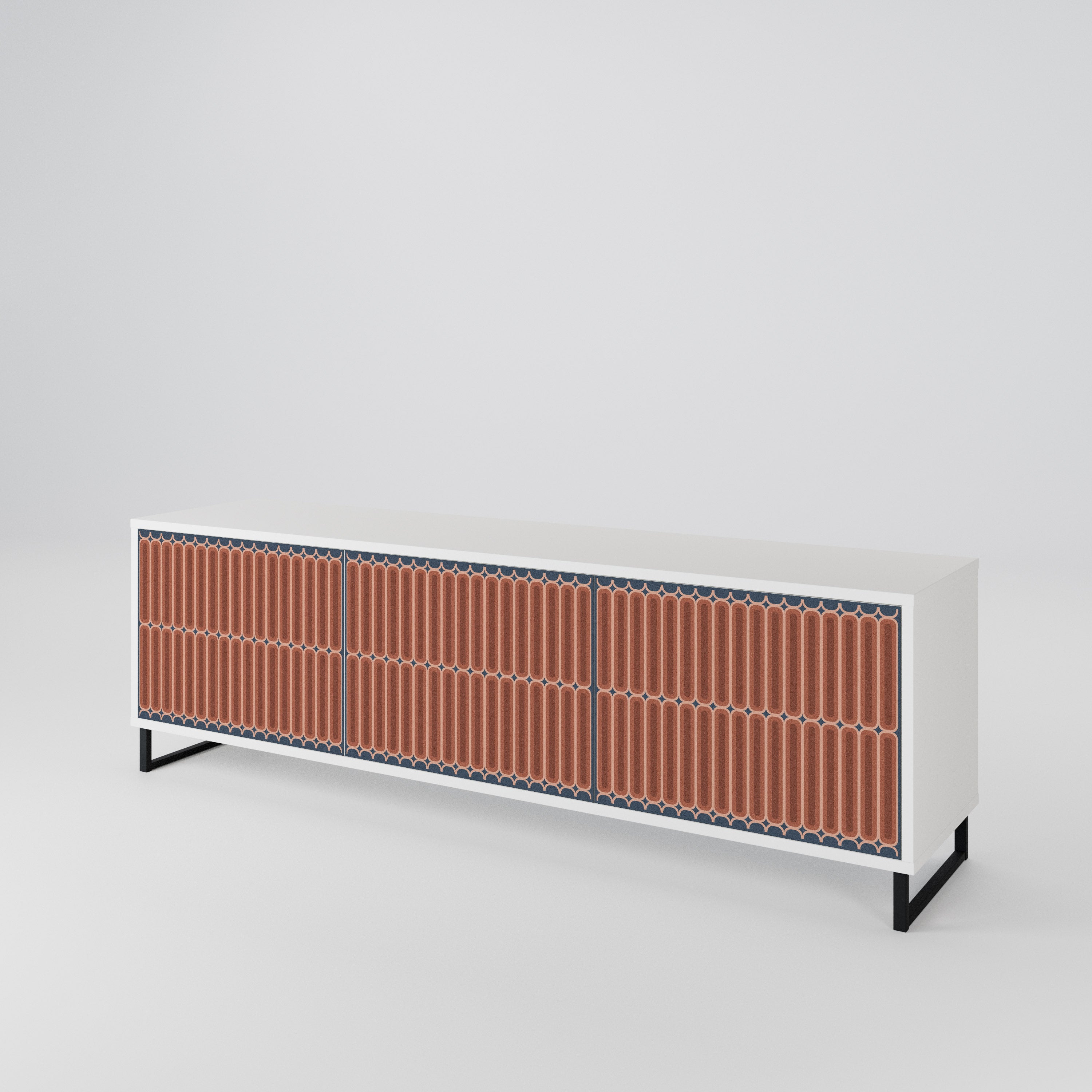 HYPNOTIC GATE 3-Door TV Cabinet