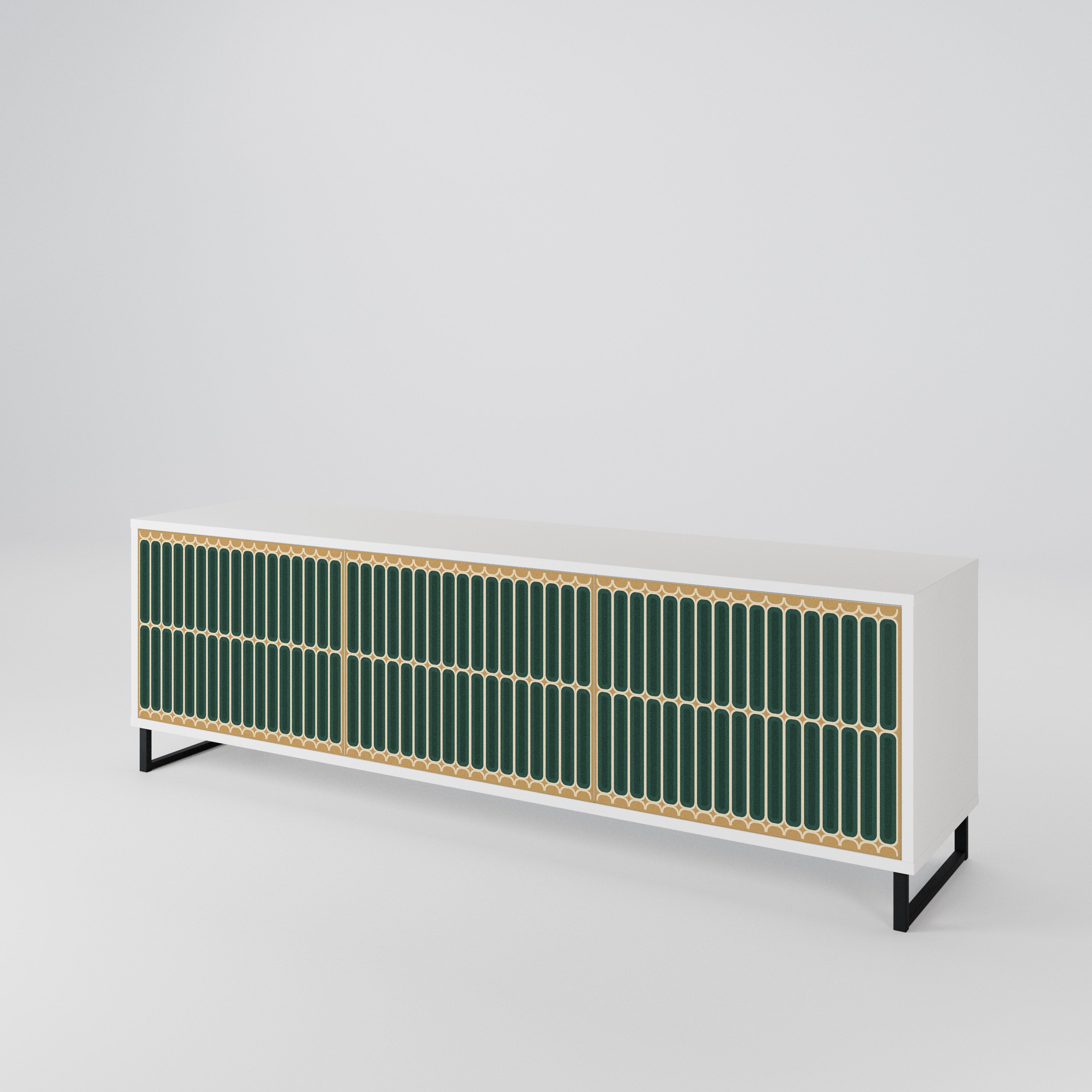 ILUSION GATE 3-Door TV Cabinet