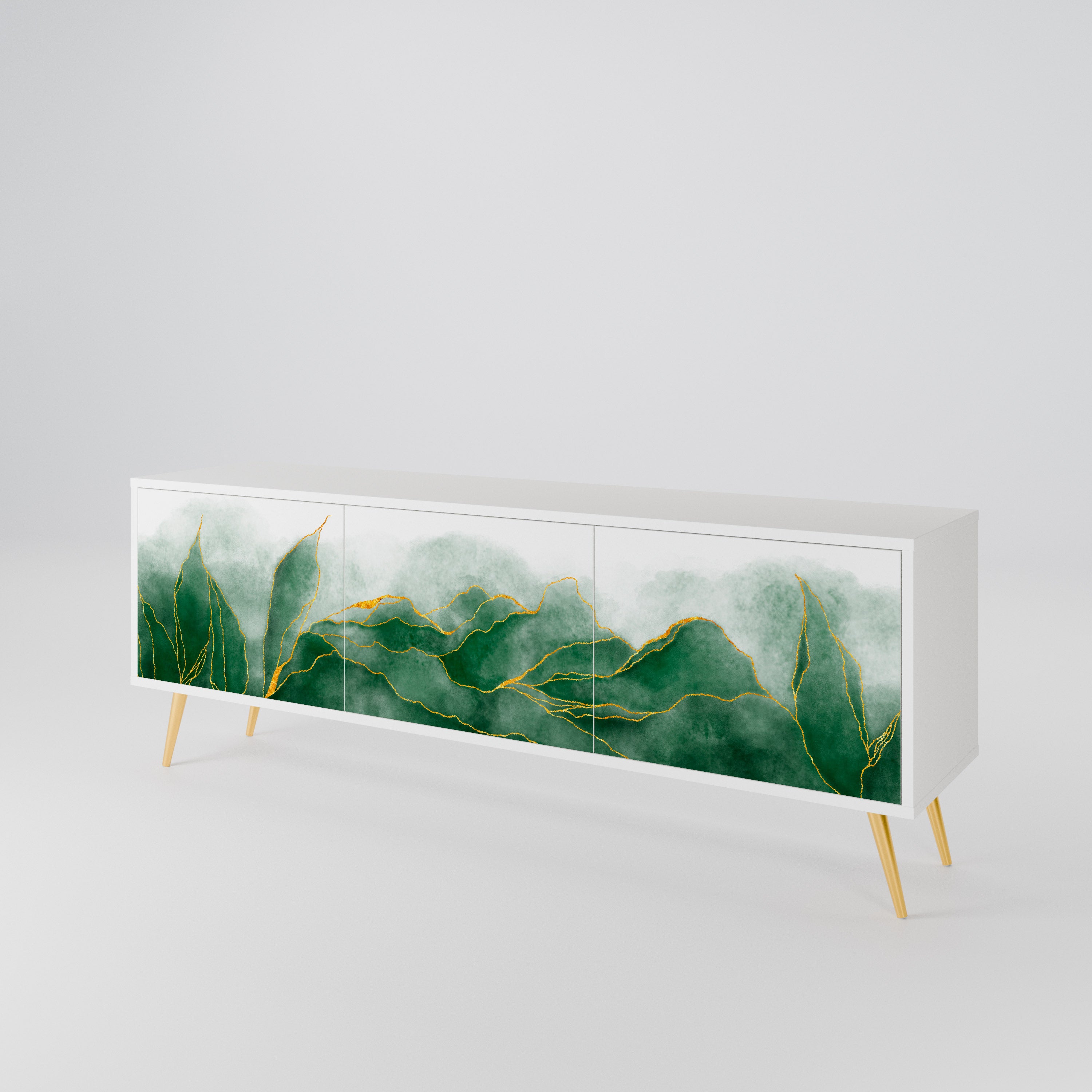 EXPENSIVE NATURE 3-Door TV Cabinet
