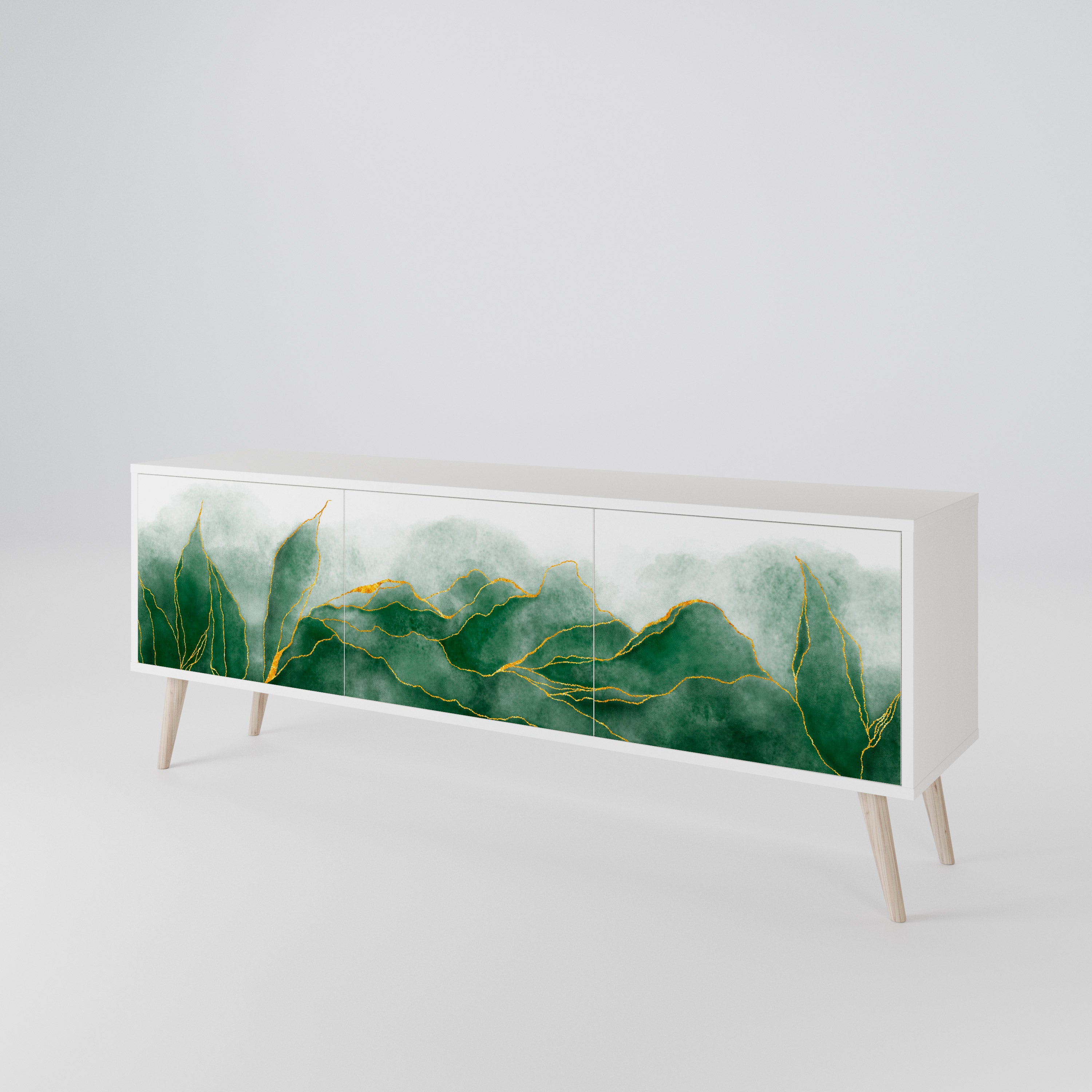 EXPENSIVE NATURE 3-Door TV Cabinet