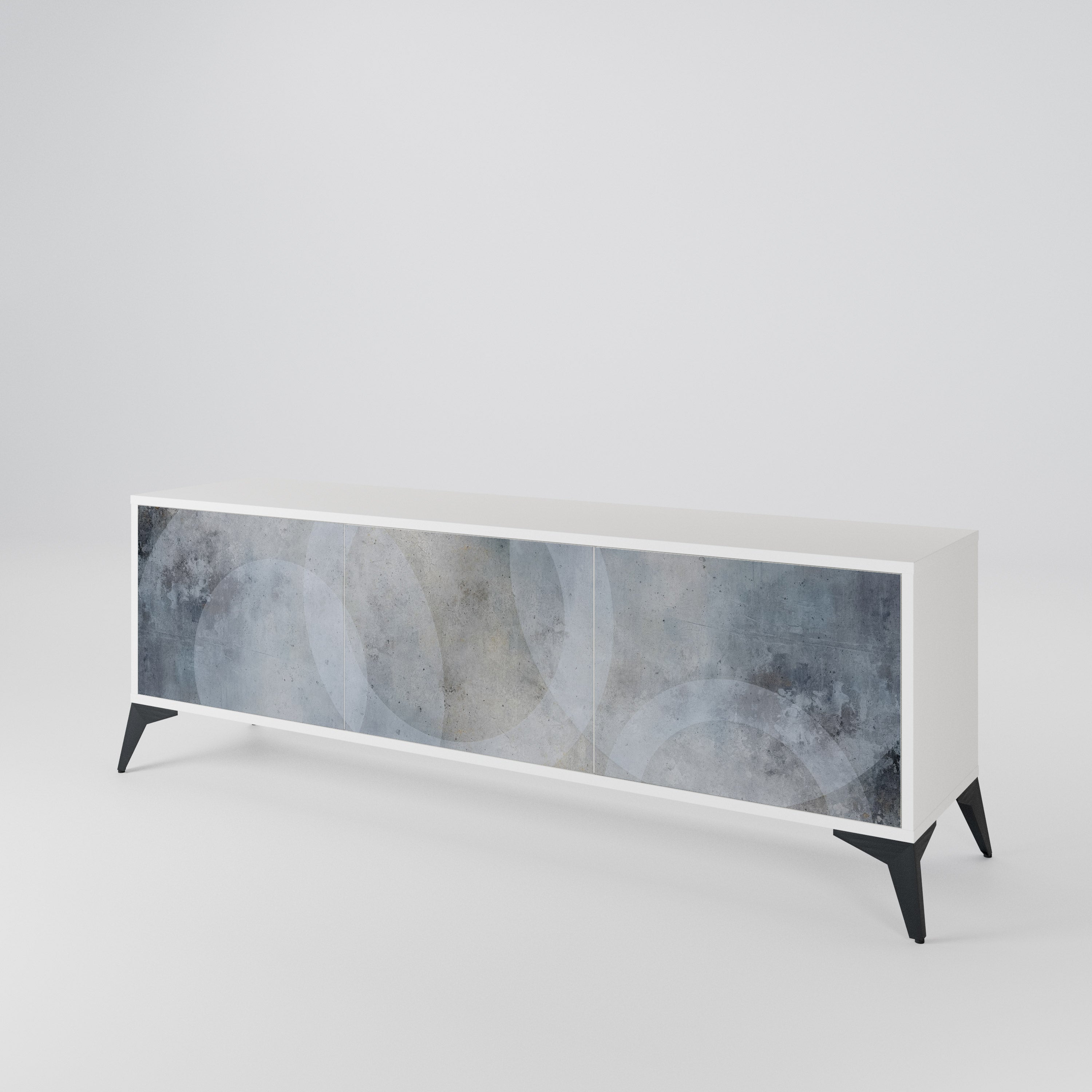 MUTED ARC 3-Door TV Cabinet